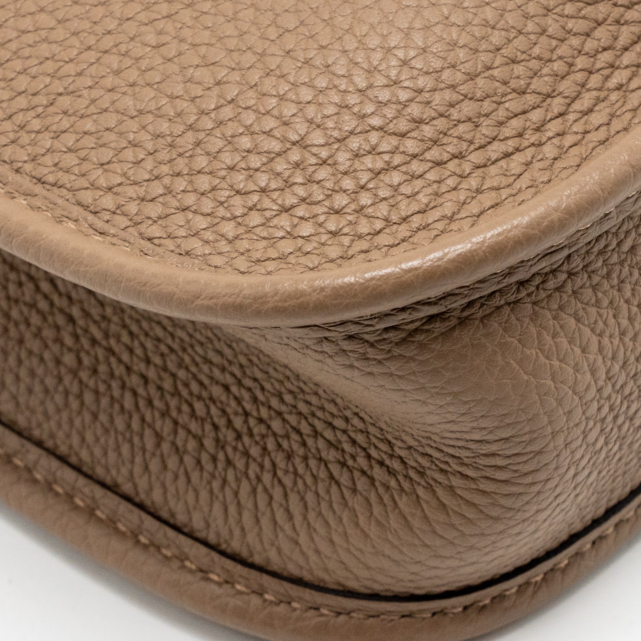 Hermes Mini Evelyne Clemence beige Marfa / multicolor shoulder strap SHW stamp Z - Image 11