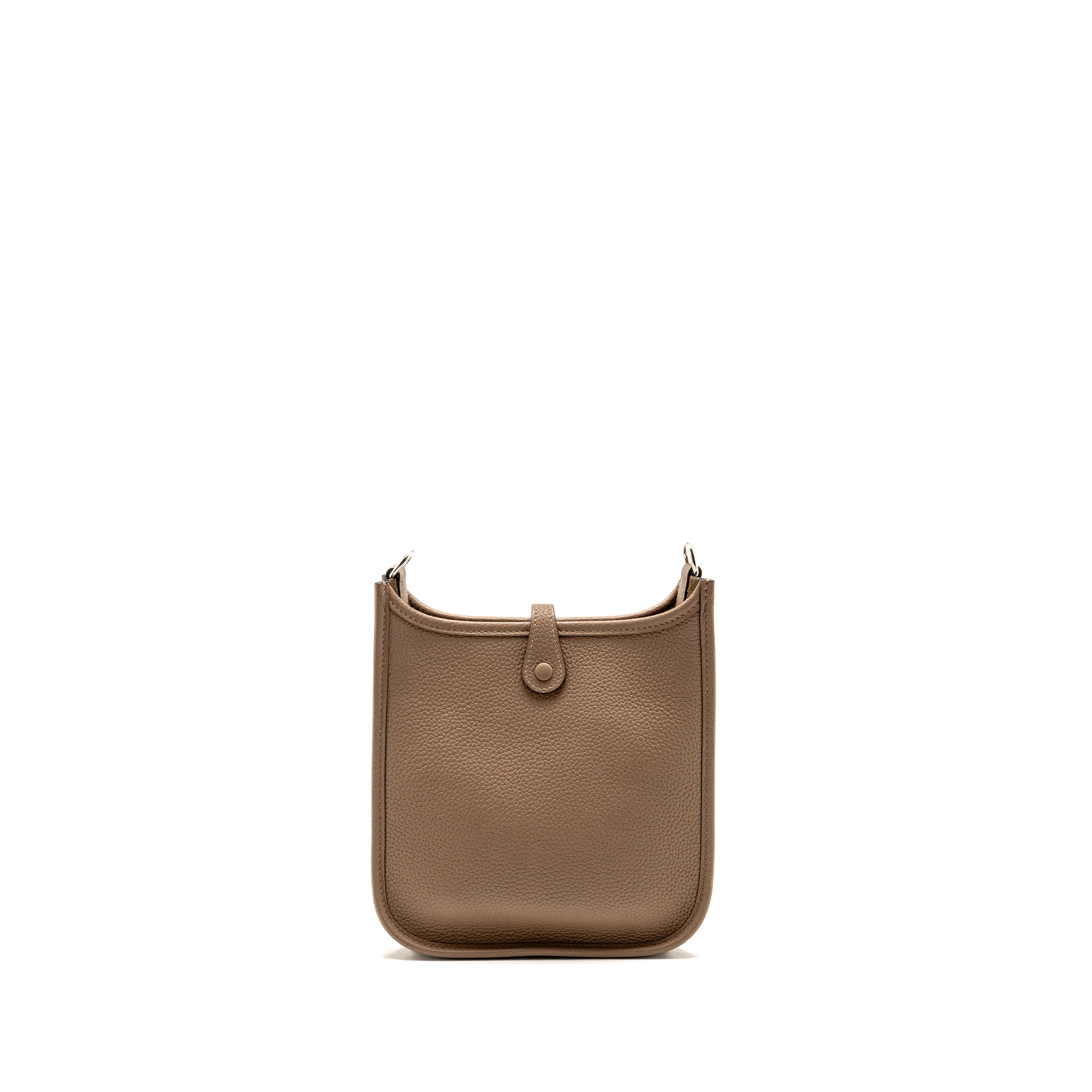 Hermes Mini Evelyne Clemence beige Marfa / multicolor shoulder strap SHW stamp Z - Image 2