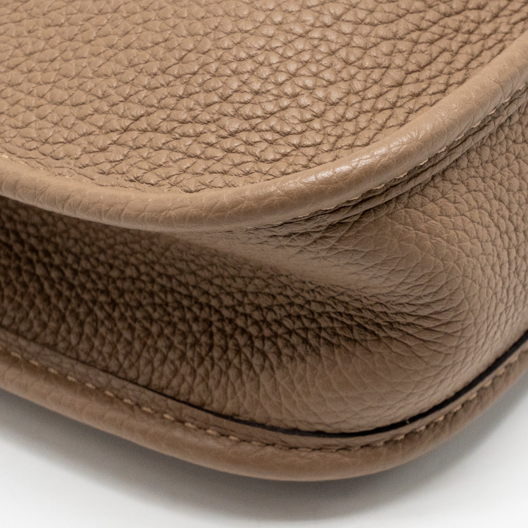 Hermes Mini Evelyne Clemence beige Marfa / multicolor shoulder strap SHW stamp Z - Image 9