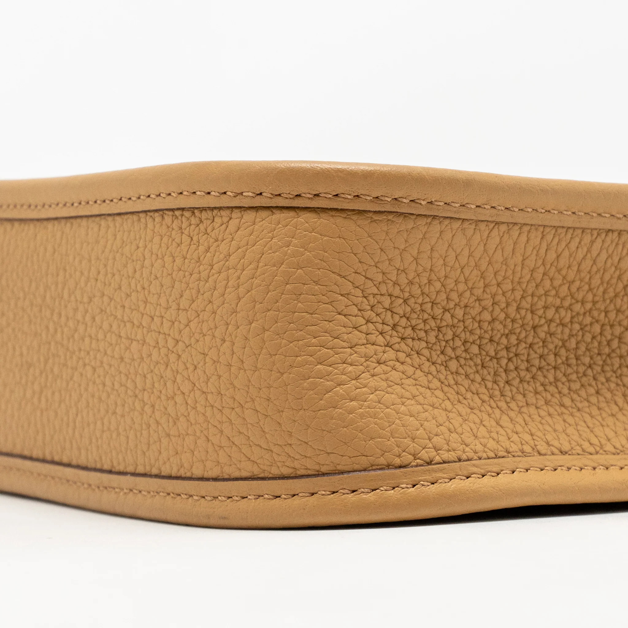 Hermes Mini Evelyne clemence biscuit / camel GHW stamp Z - Image 8