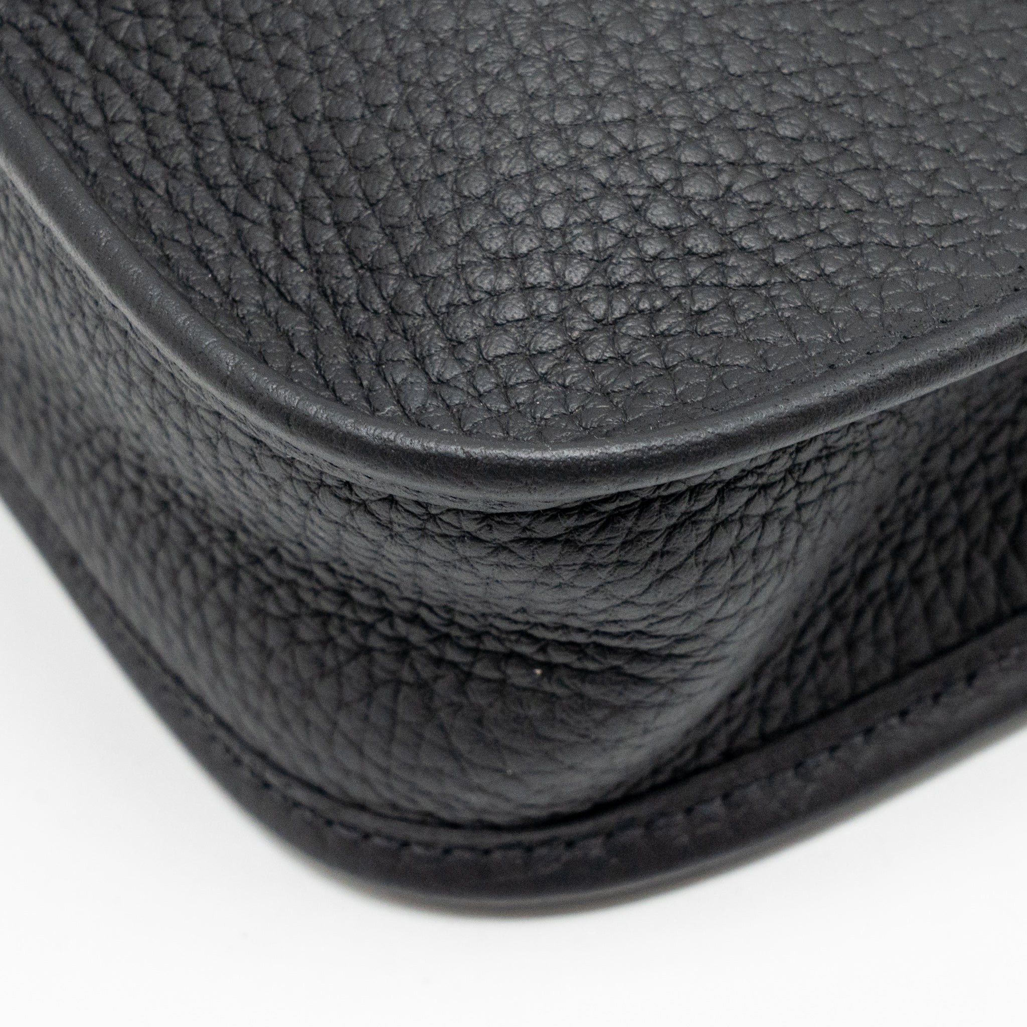 Hermes Mini Evelyne Clemence Black GHW Stamp K - Image 10