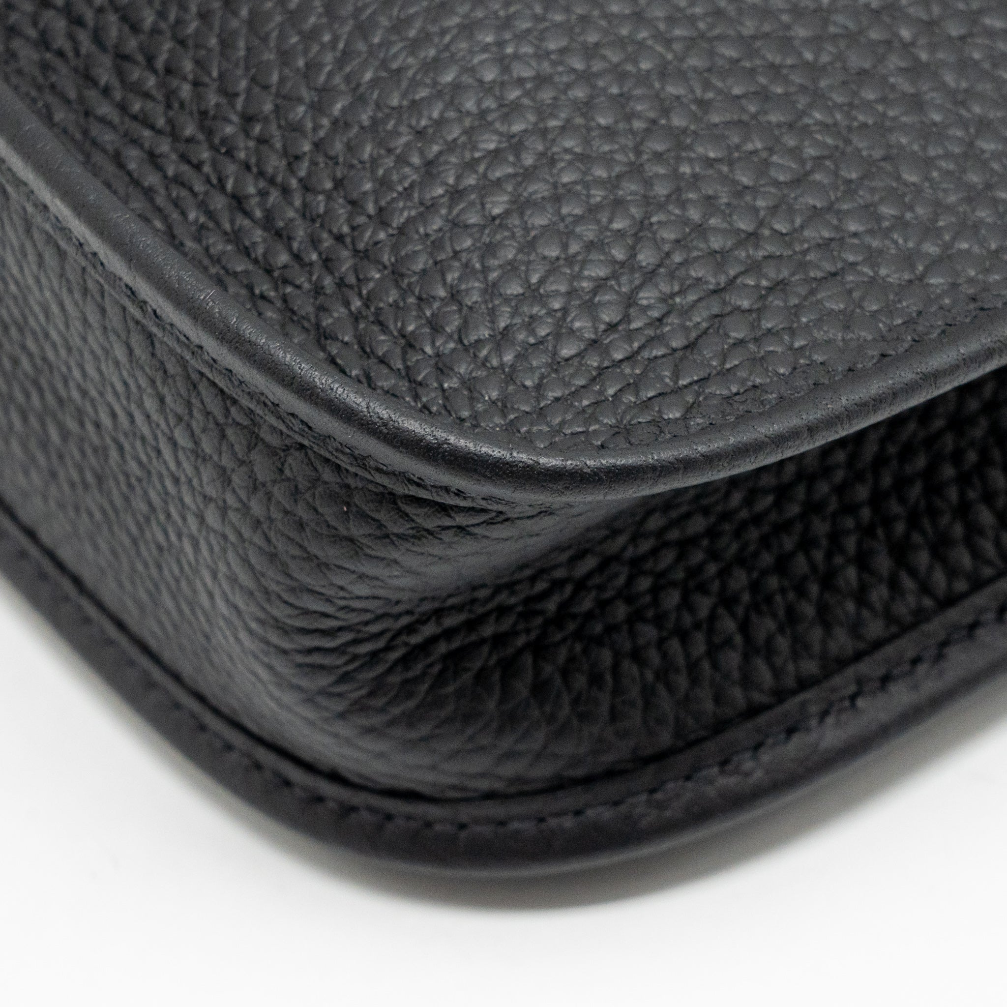 Hermes Mini Evelyne Clemence Black GHW Stamp K - Image 12