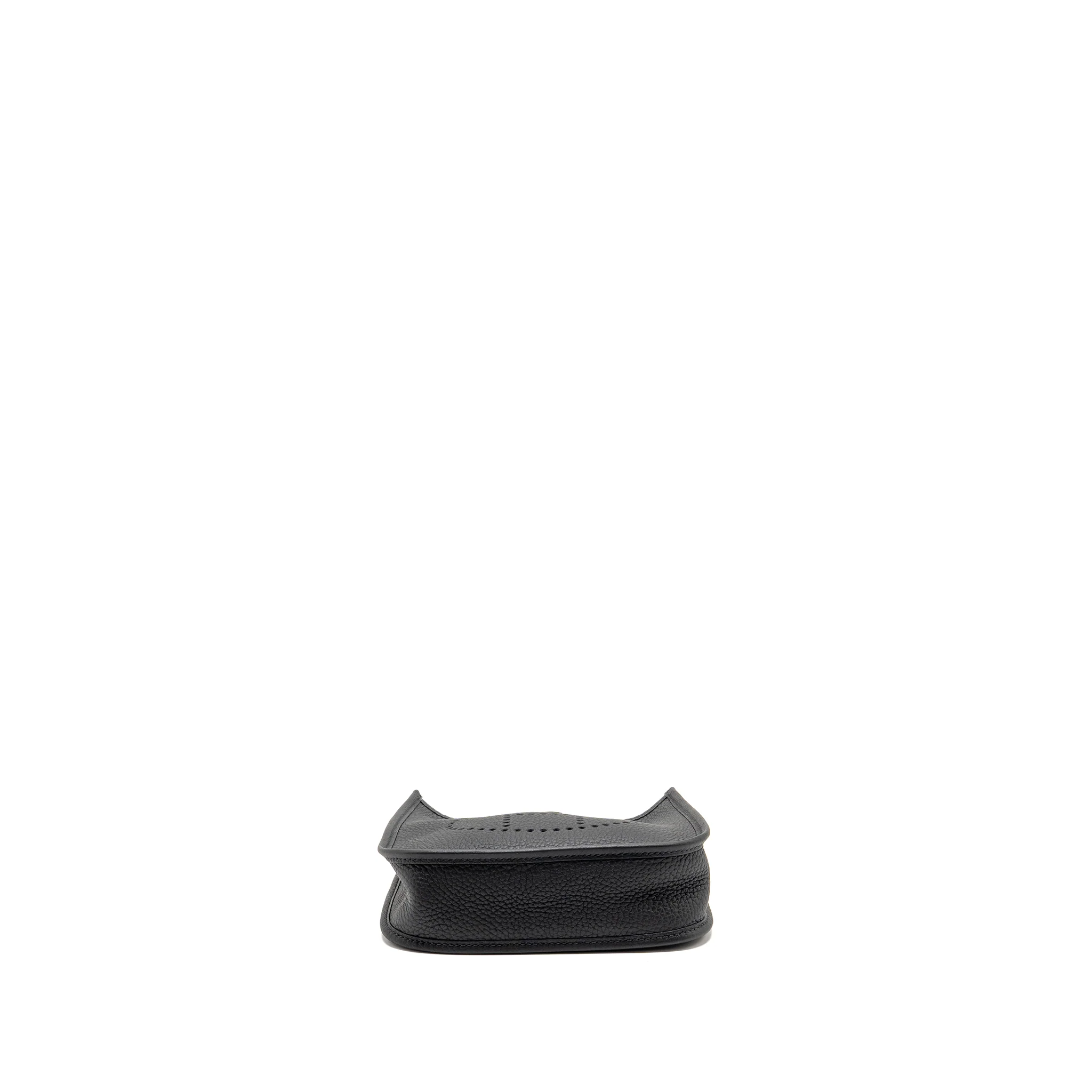 Hermes Mini Evelyne Clemence Black GHW Stamp K - Image 6