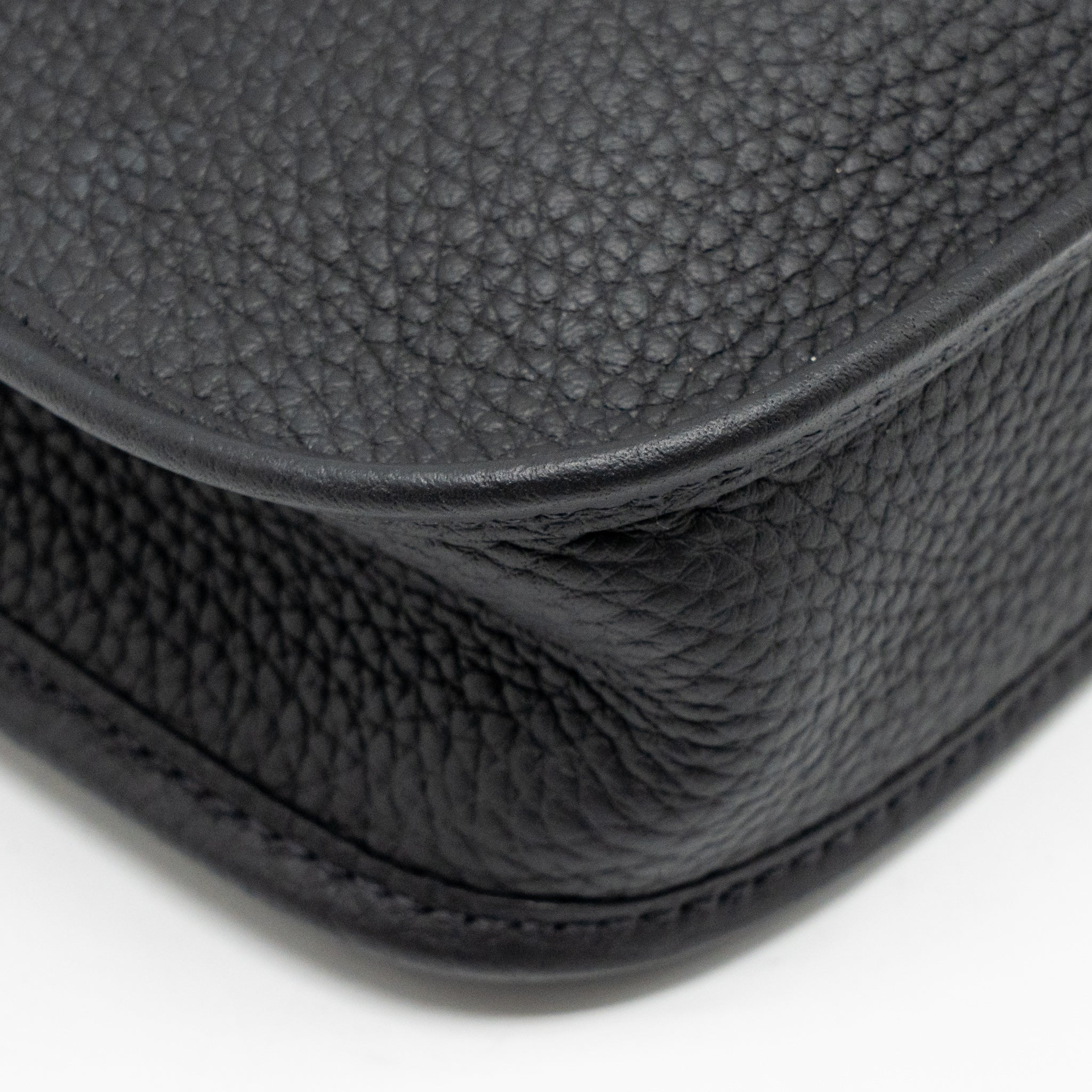 Hermes Mini Evelyne Clemence Black GHW Stamp K - Image 9