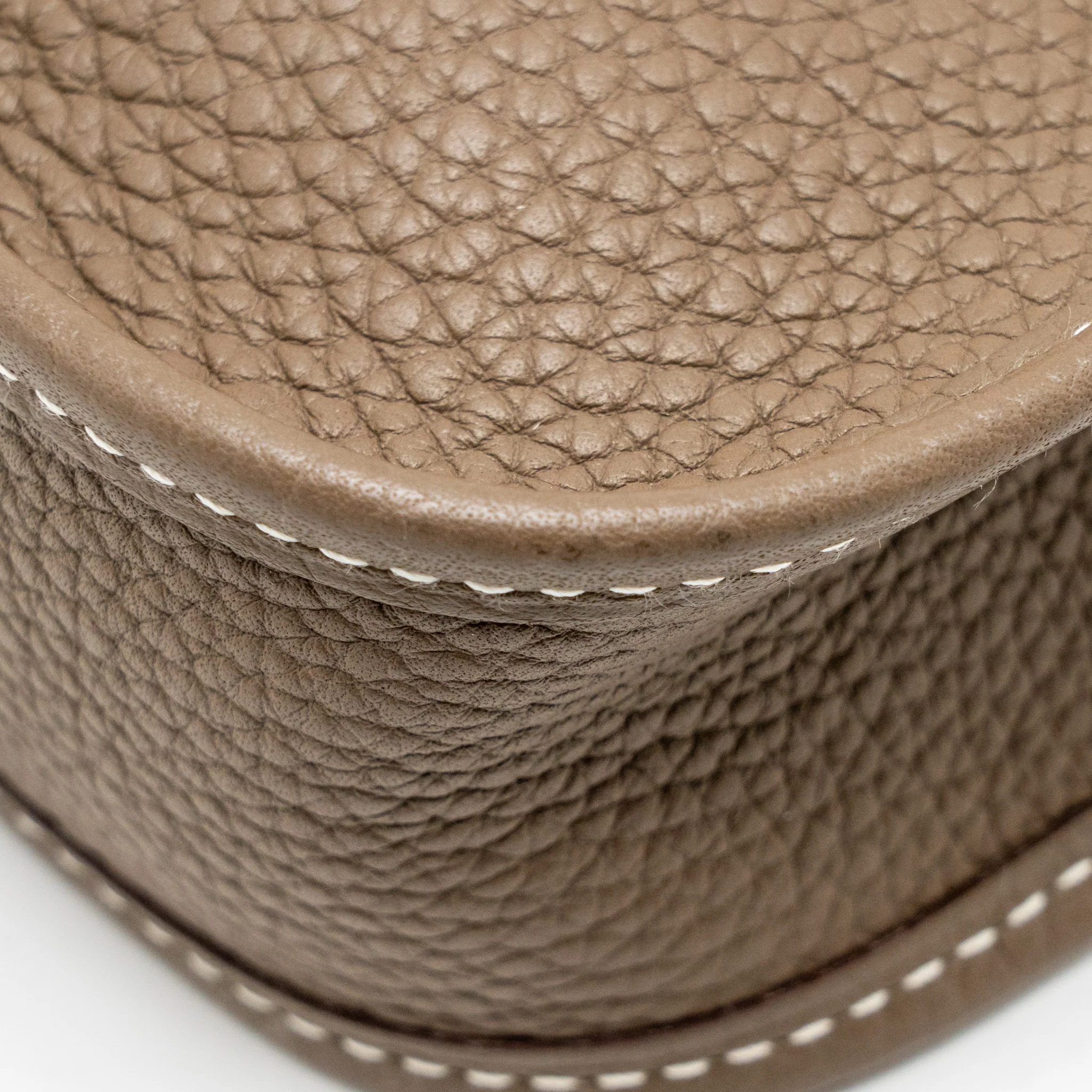 Hermes Mini Evelyne Clemence Etoupe SHW Stamp Z - Image 8