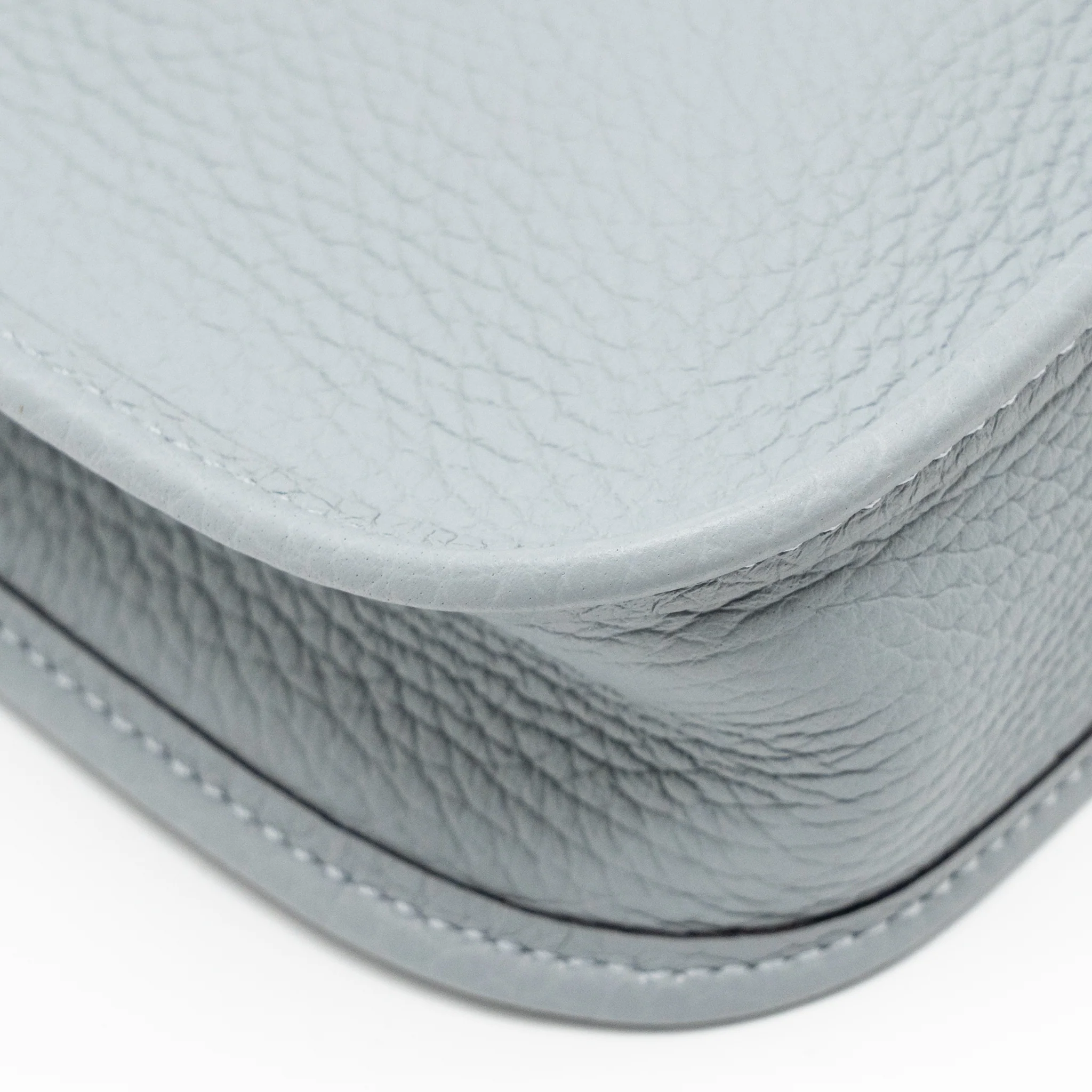 Hermes Mini Evelyne clemence gris pantin LGHW stamp K - Image 10