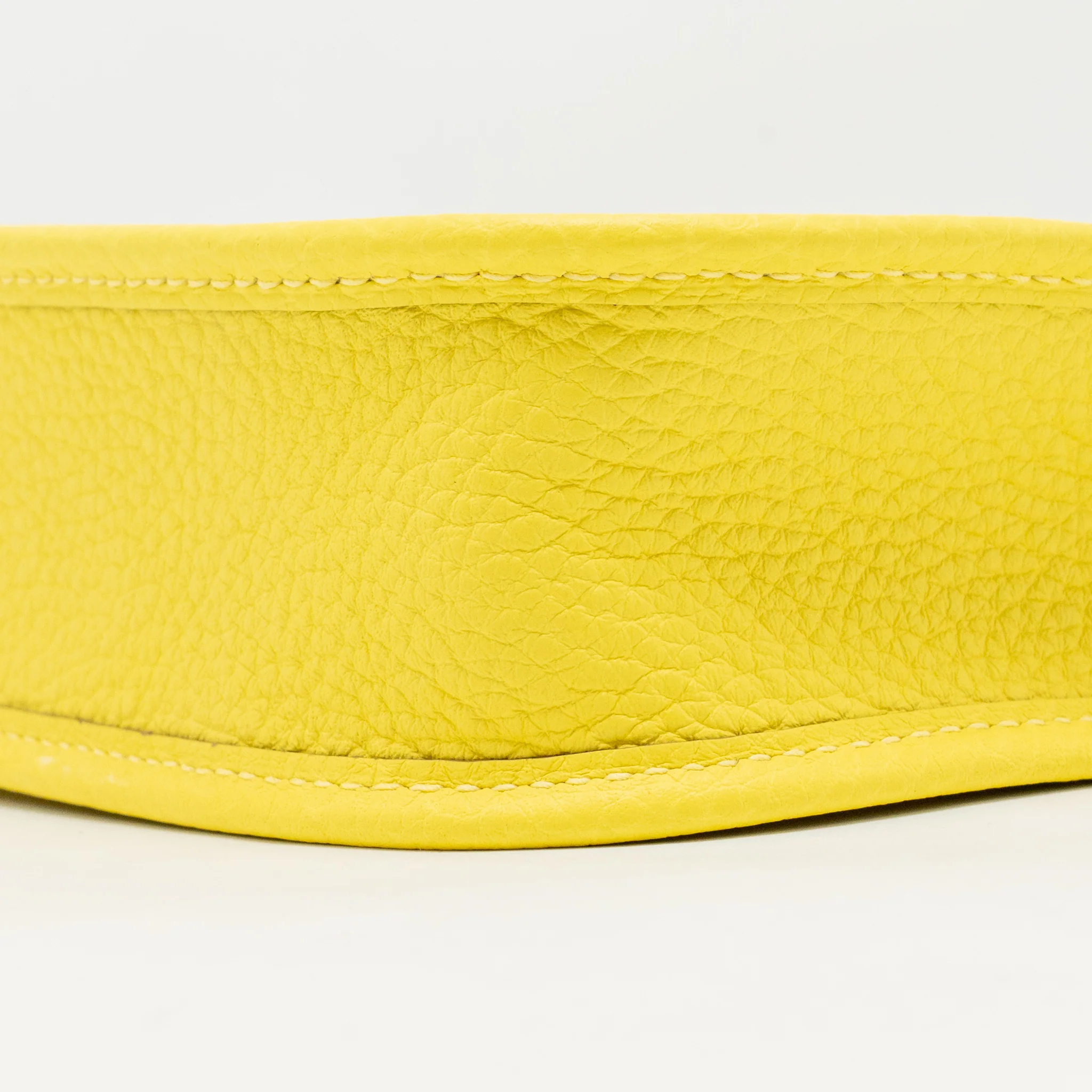 Hermes Mini Evelyne Clemence Lime SHW Stamp U - Image 8