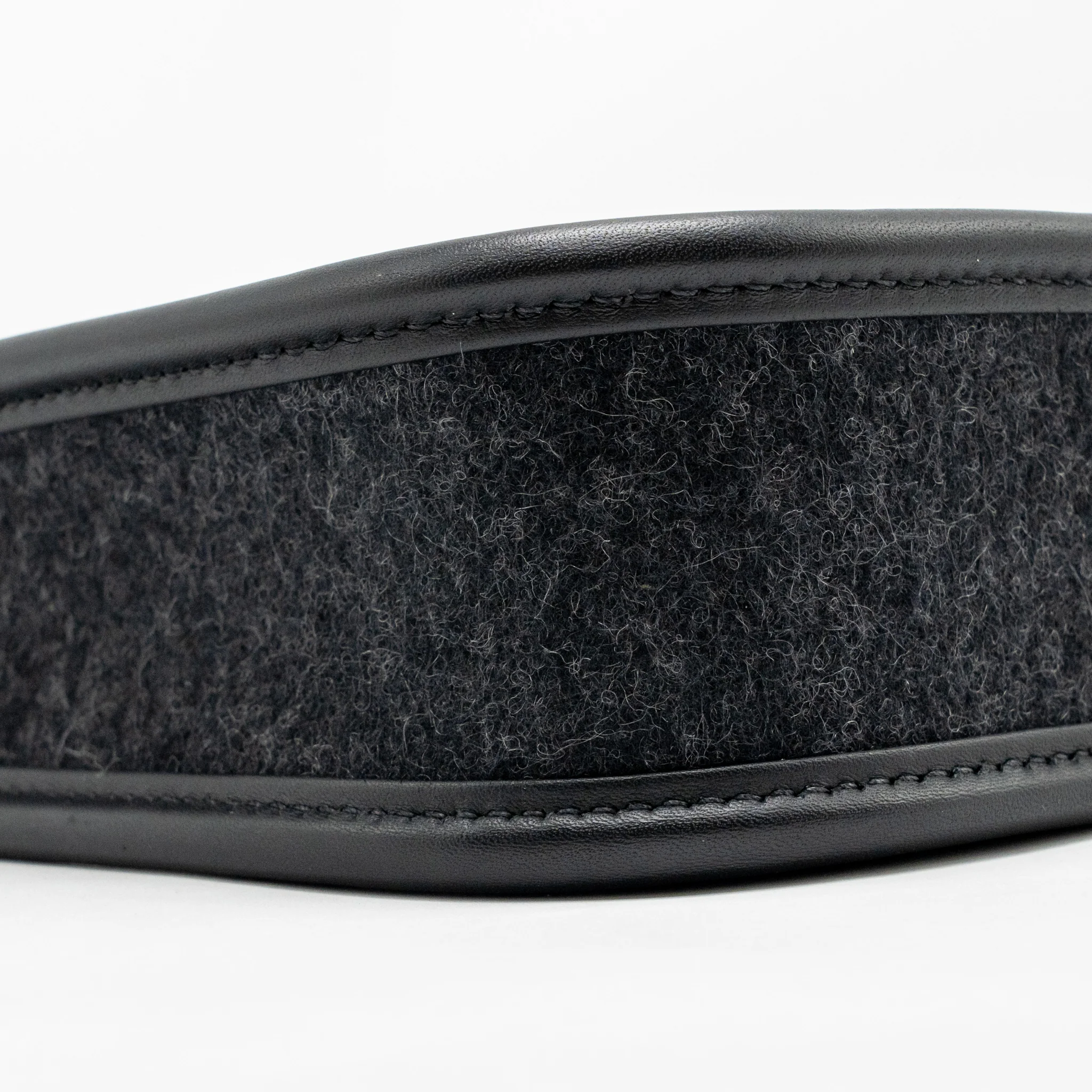 Hermes Mini Evelyne Feutre/Swift/Sangle Wool Graphite/Black SHW Stamp U - Image 8