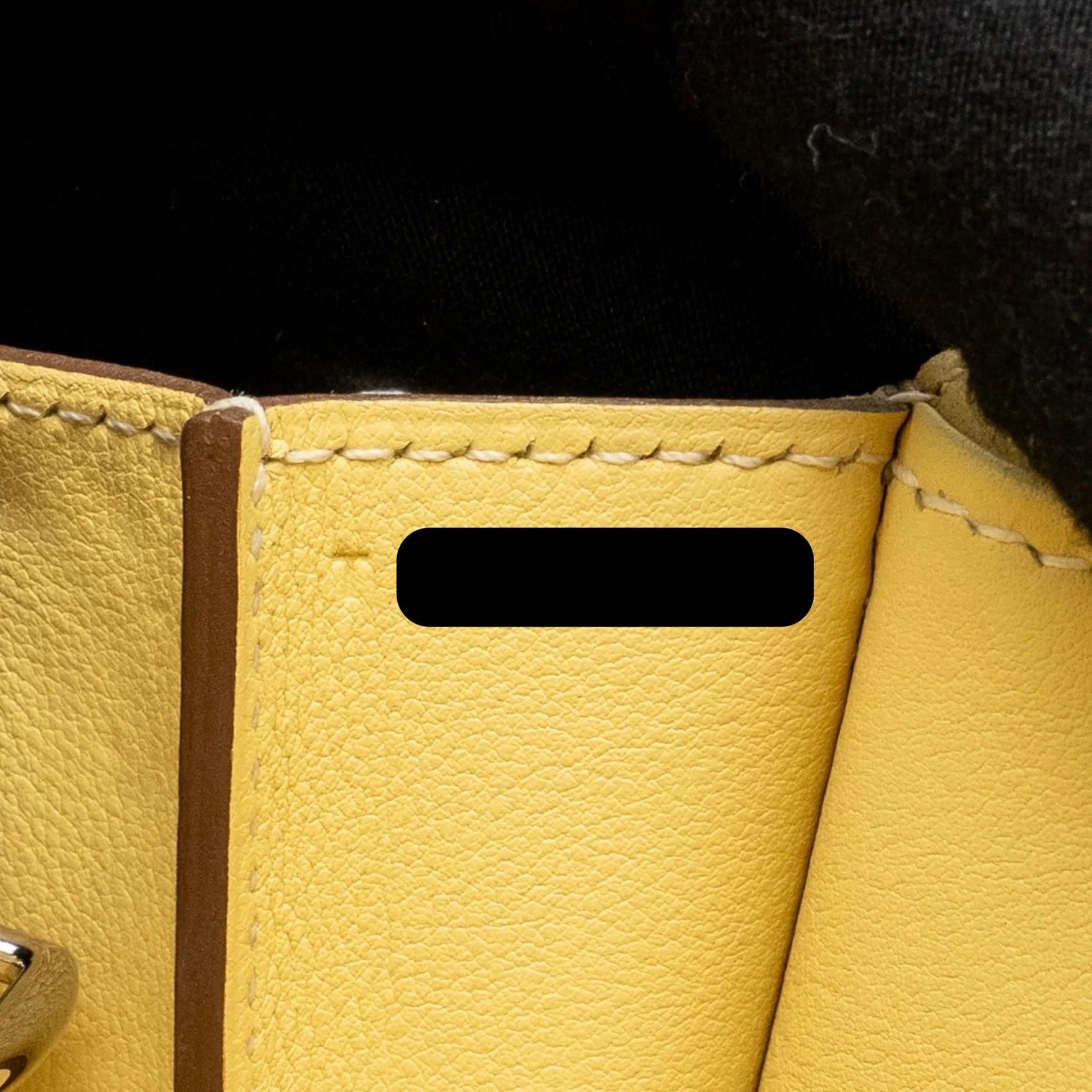 Hermes Mini Halzan 22 Swift 1Z Jaune Poussin SHW Stamp T - Image 16