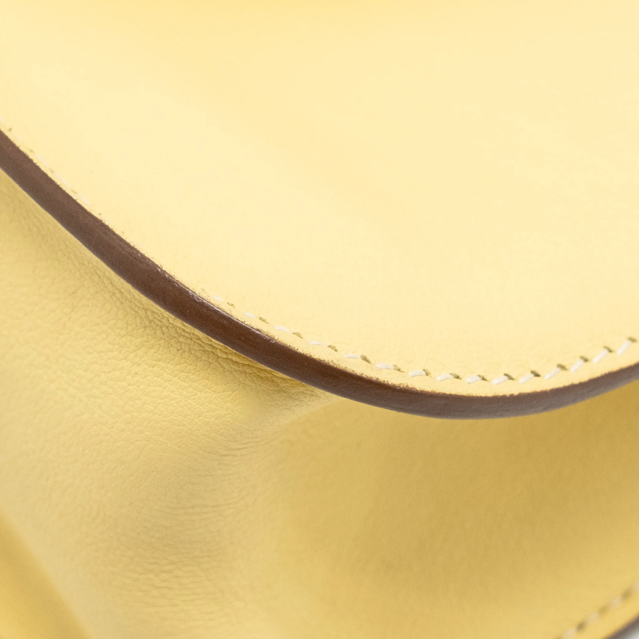 Hermes Mini Halzan 22 Swift 1Z Jaune Poussin SHW Stamp T - Image 8