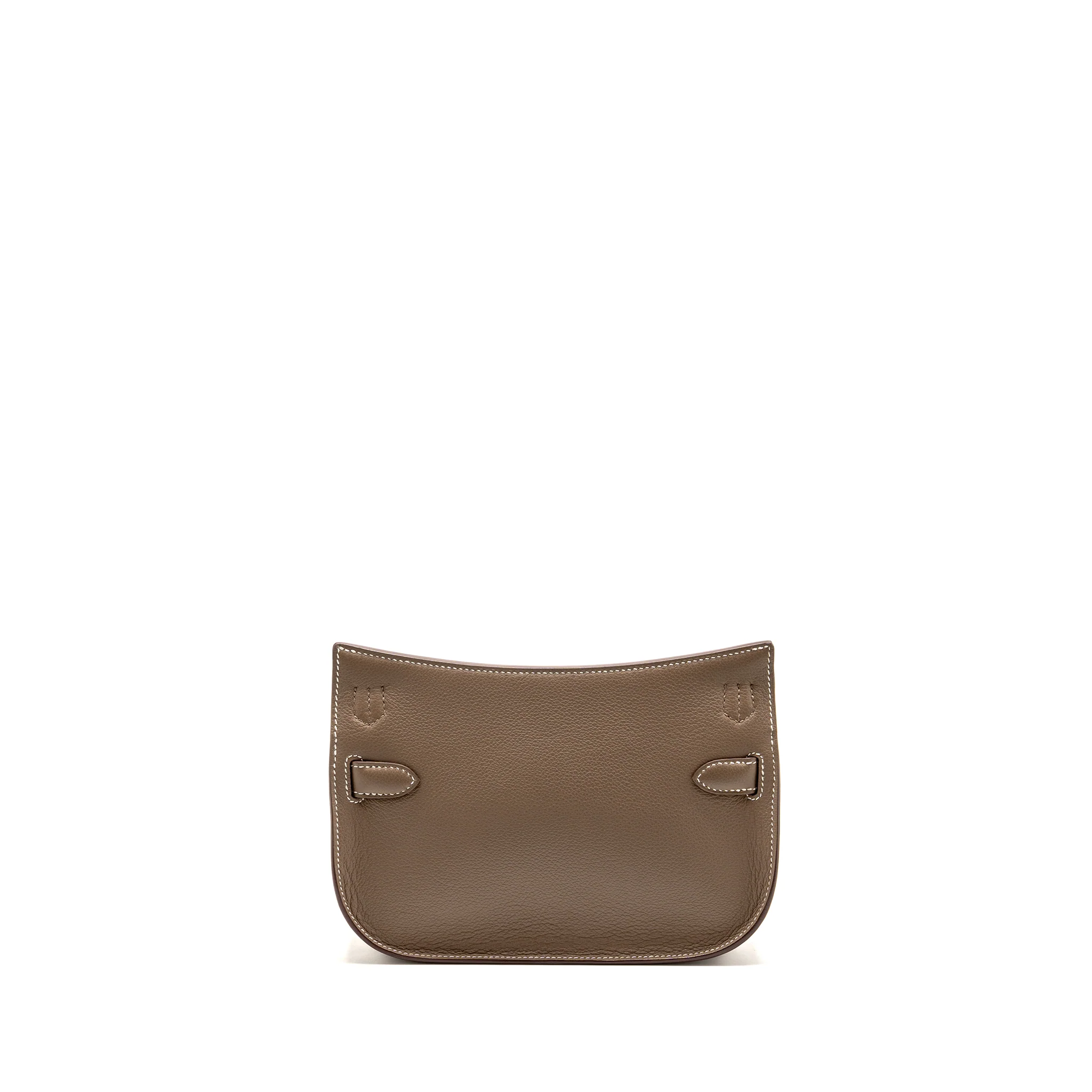 Hermes Mini Jypsiere clemence Etoupe SHW stamp B - Image 2