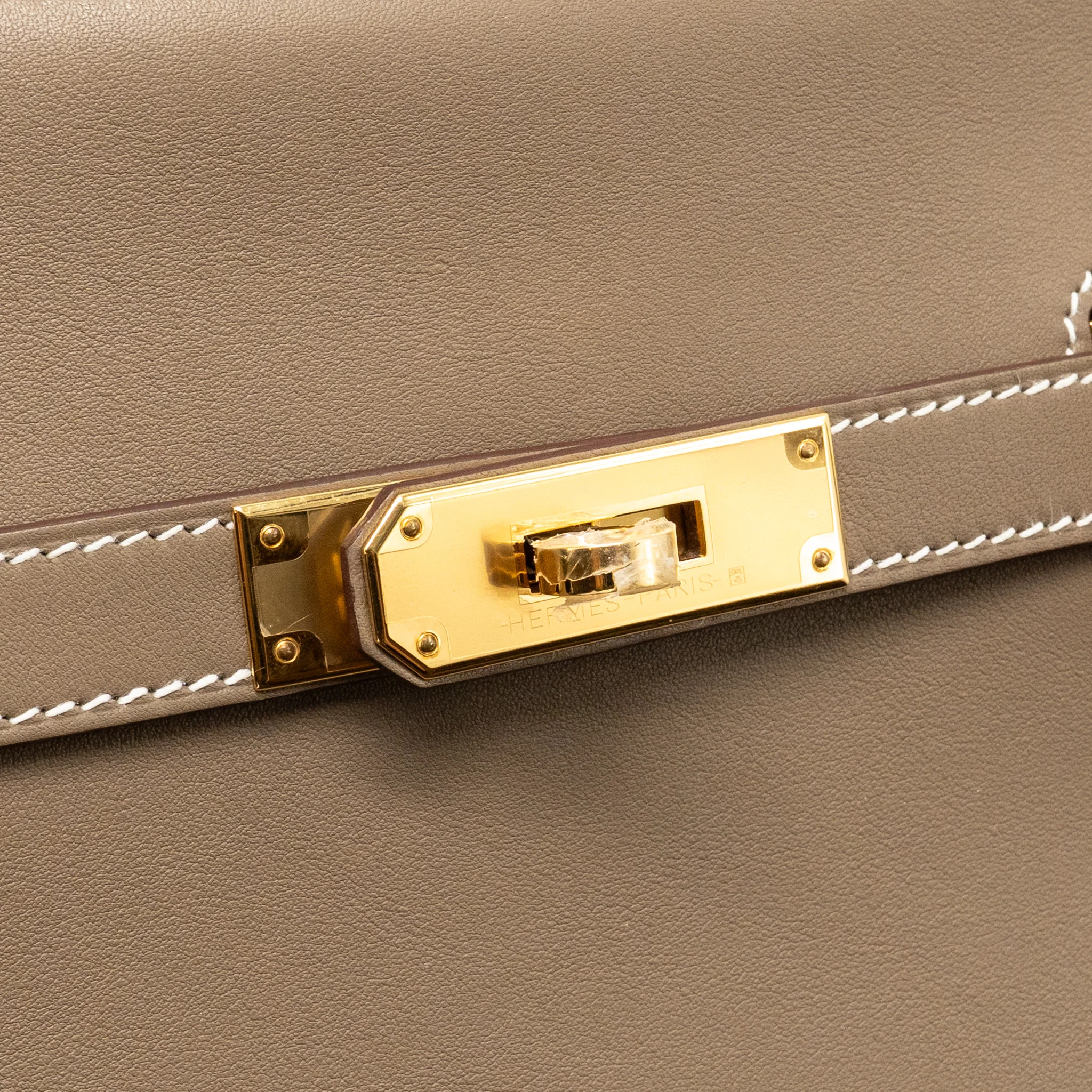 Hermes Mini Jypsiere Swift Etoupe GHW Stamp B - Image 12