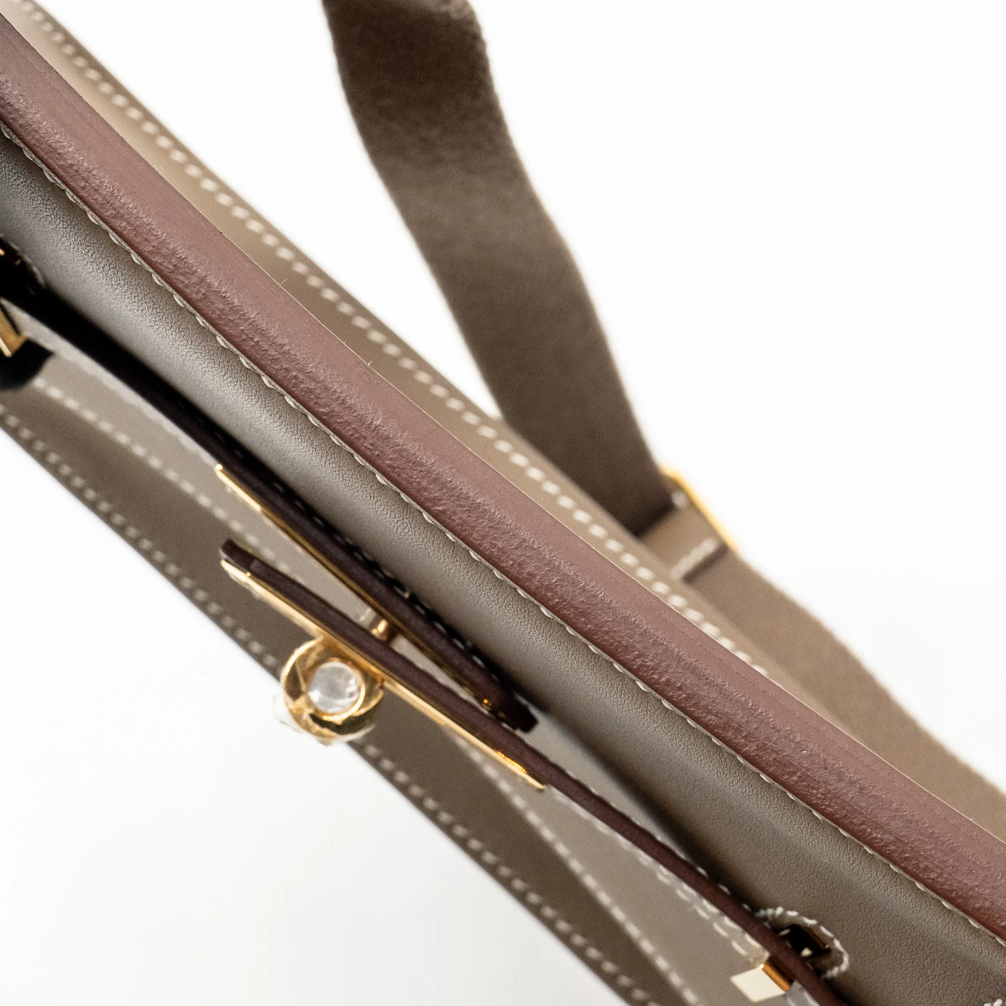 Hermes Mini Jypsiere Swift Etoupe GHW Stamp B - Image 13