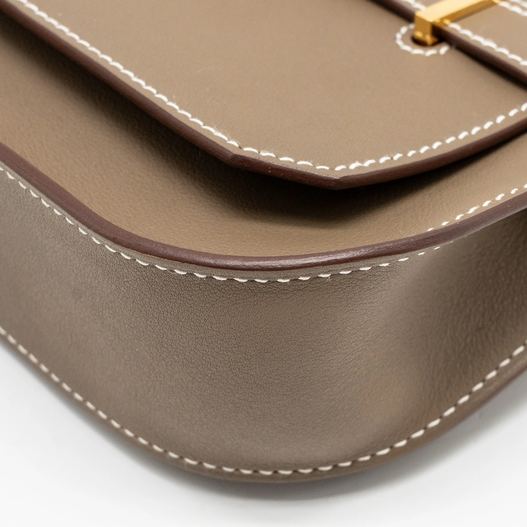 Hermes Mini Jypsiere Swift Etoupe GHW Stamp B - Image 9