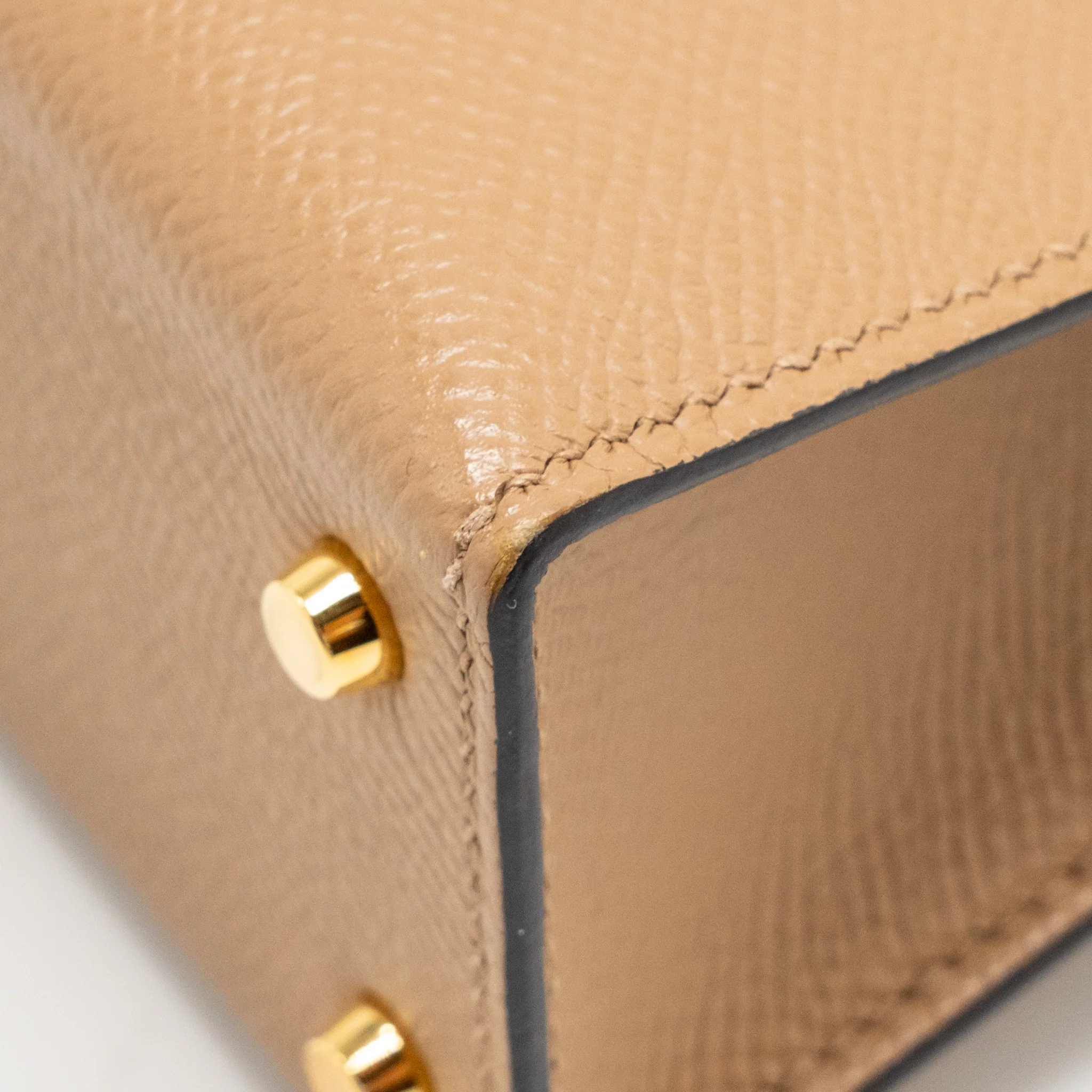 Hermes Mini Kelly II Epsom Chai GHW Stamp Z - Image 12