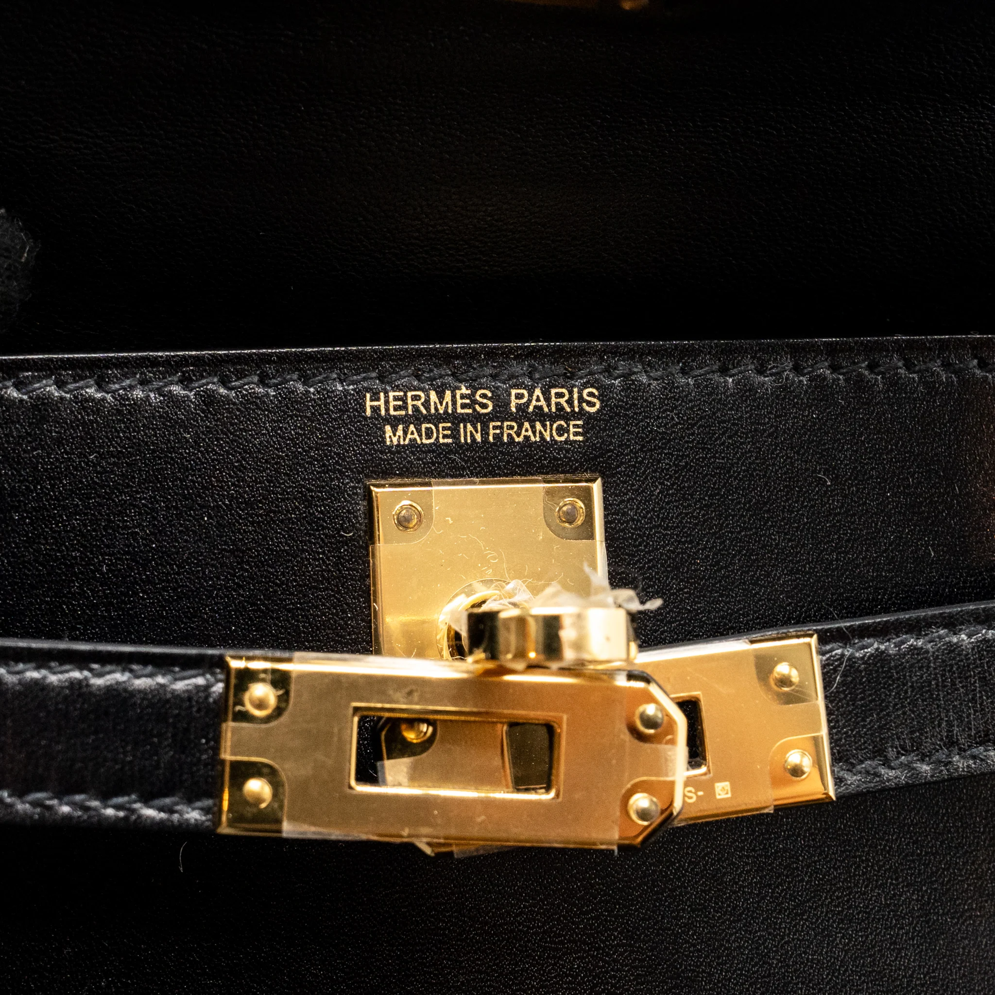 Hermes Mini Kelly II Box Black GHW Stamp Z - Image 16