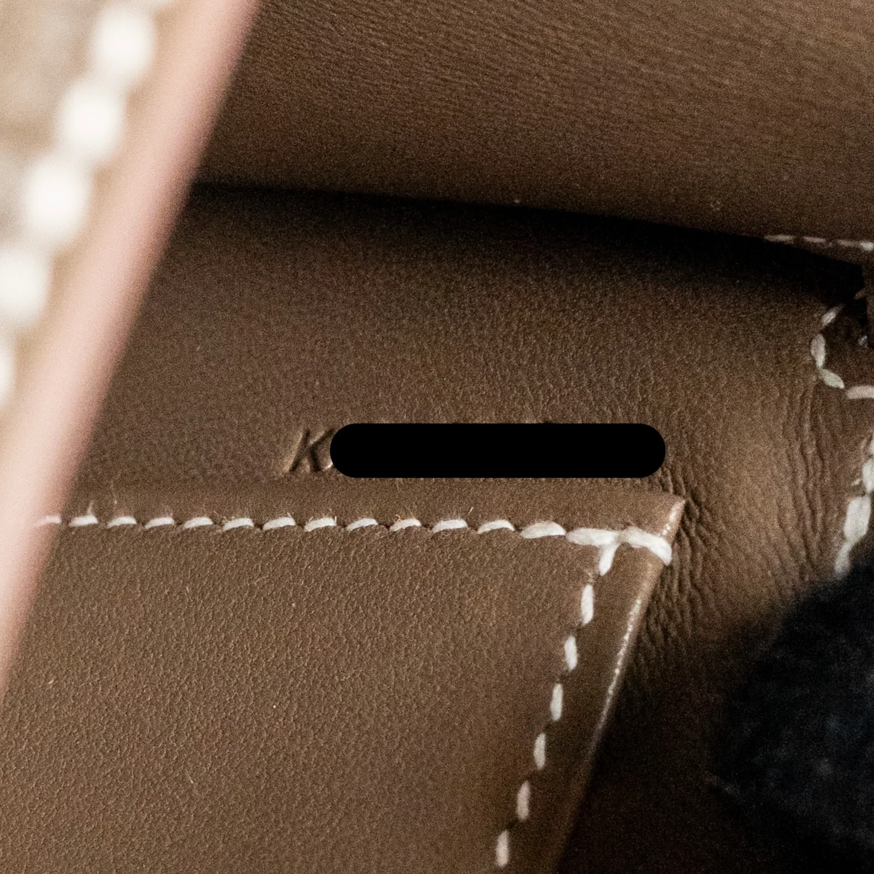 Hermes Mini Kelly II Epsom Etoupe SHW Stamp K - Image 18