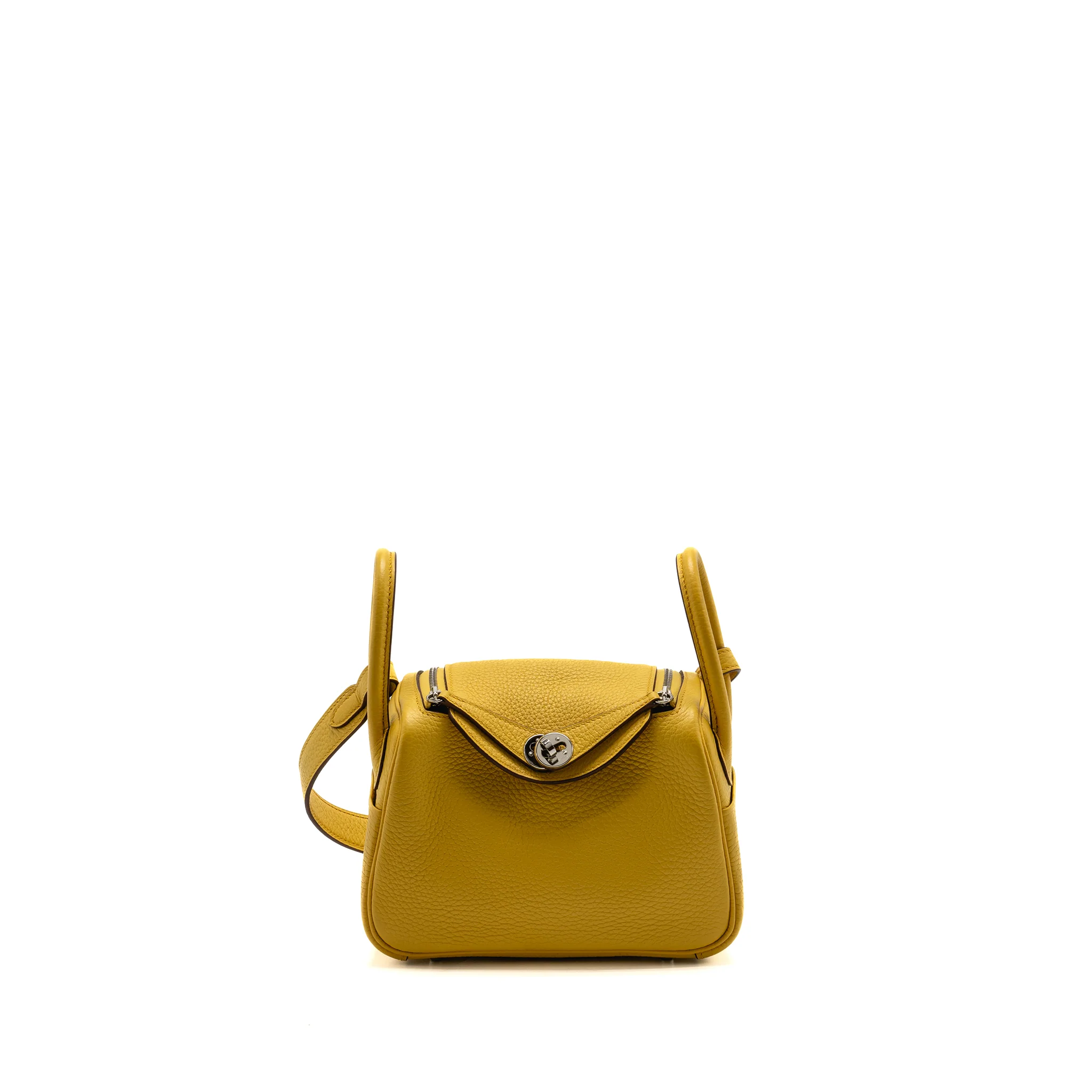 Hermes Mini Lindy Clemence B4 Sun SHW Stamp B