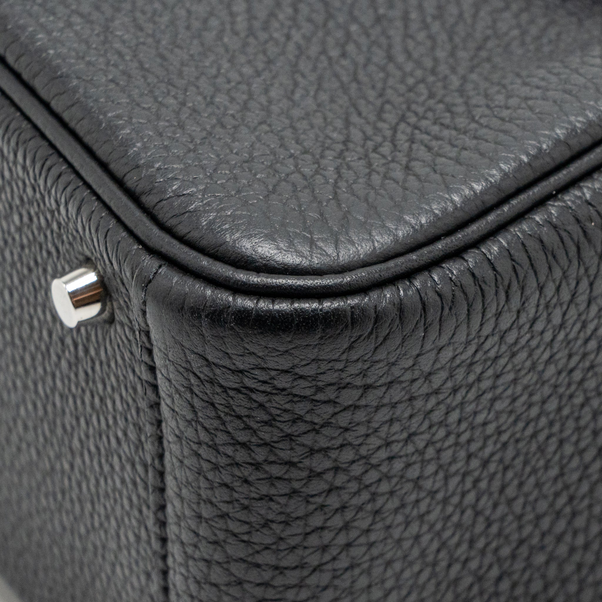 Hermes mini lindy clemence black SHW stamp W - Image 10