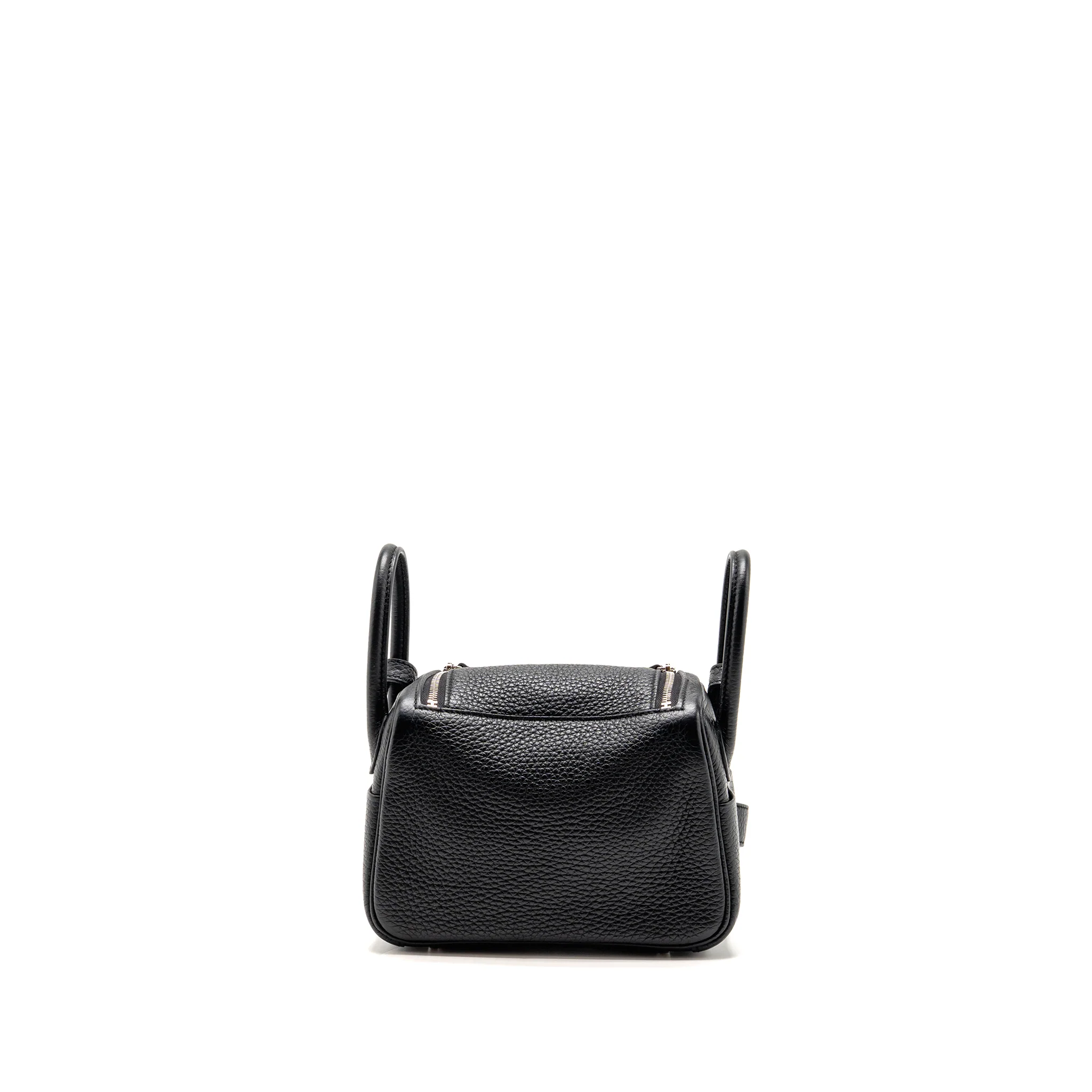 Hermes mini lindy clemence black SHW stamp W - Image 2