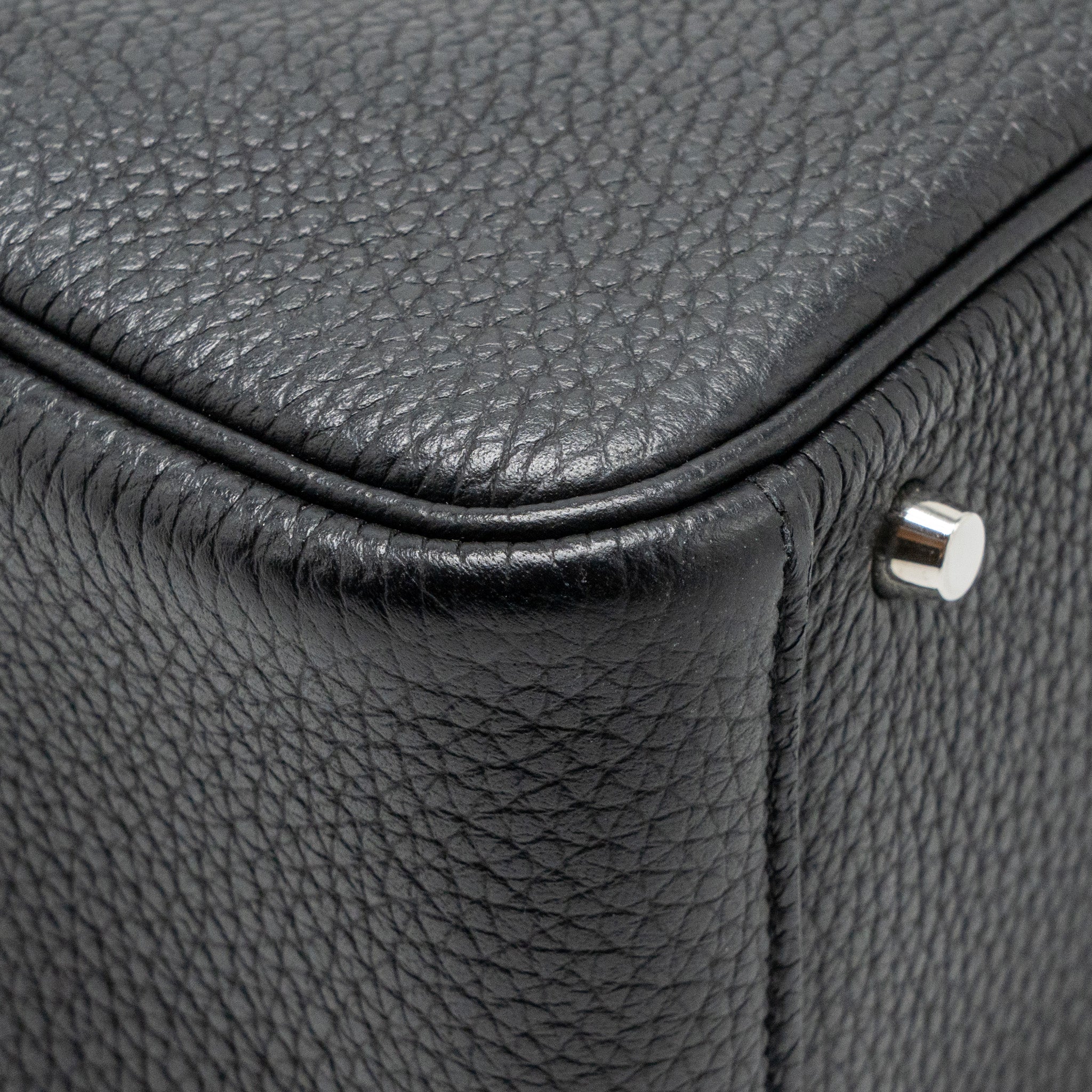 Hermes mini lindy clemence black SHW stamp W - Image 9
