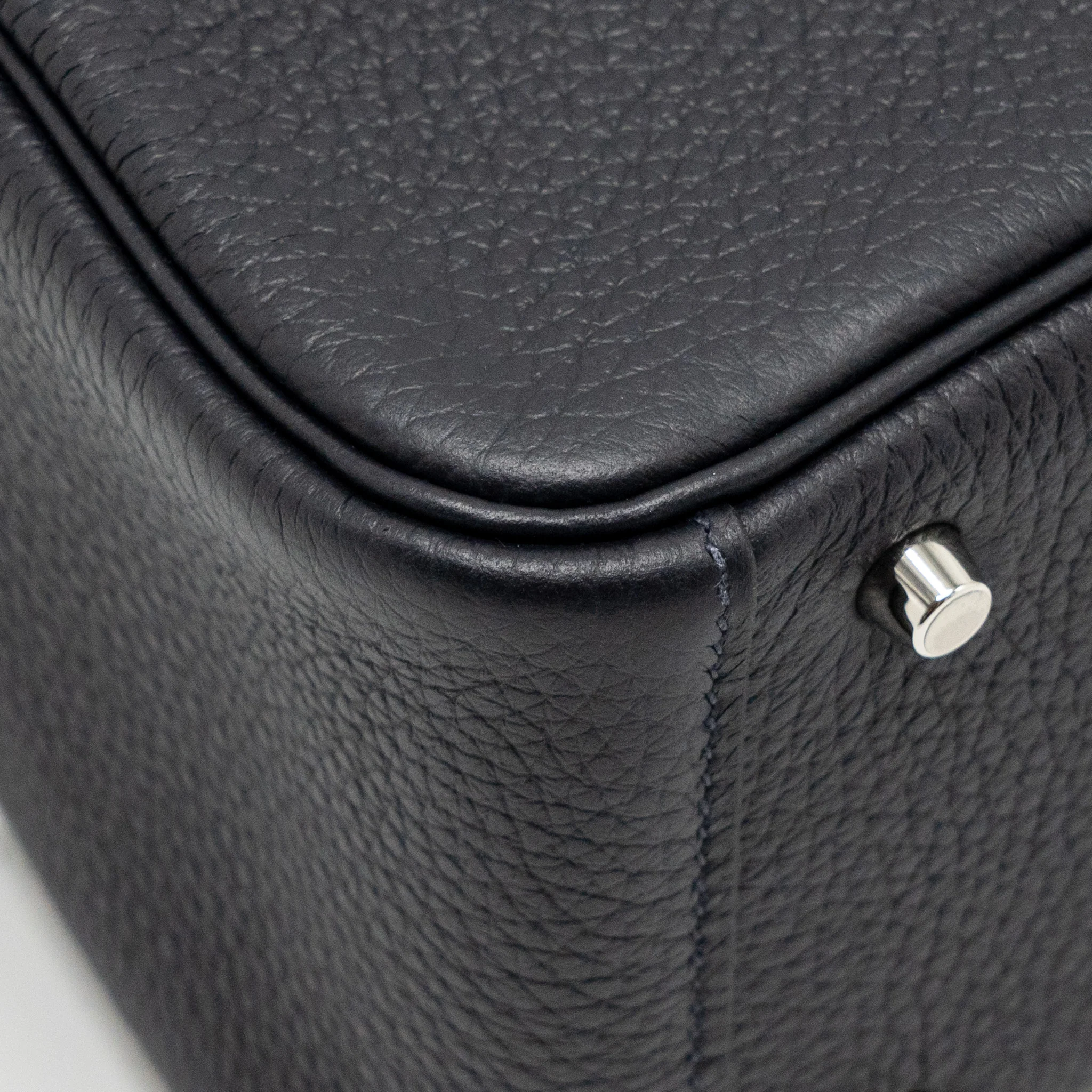 Hermes Mini Lindy Clemence Caban SHW Stamp U - Image 10