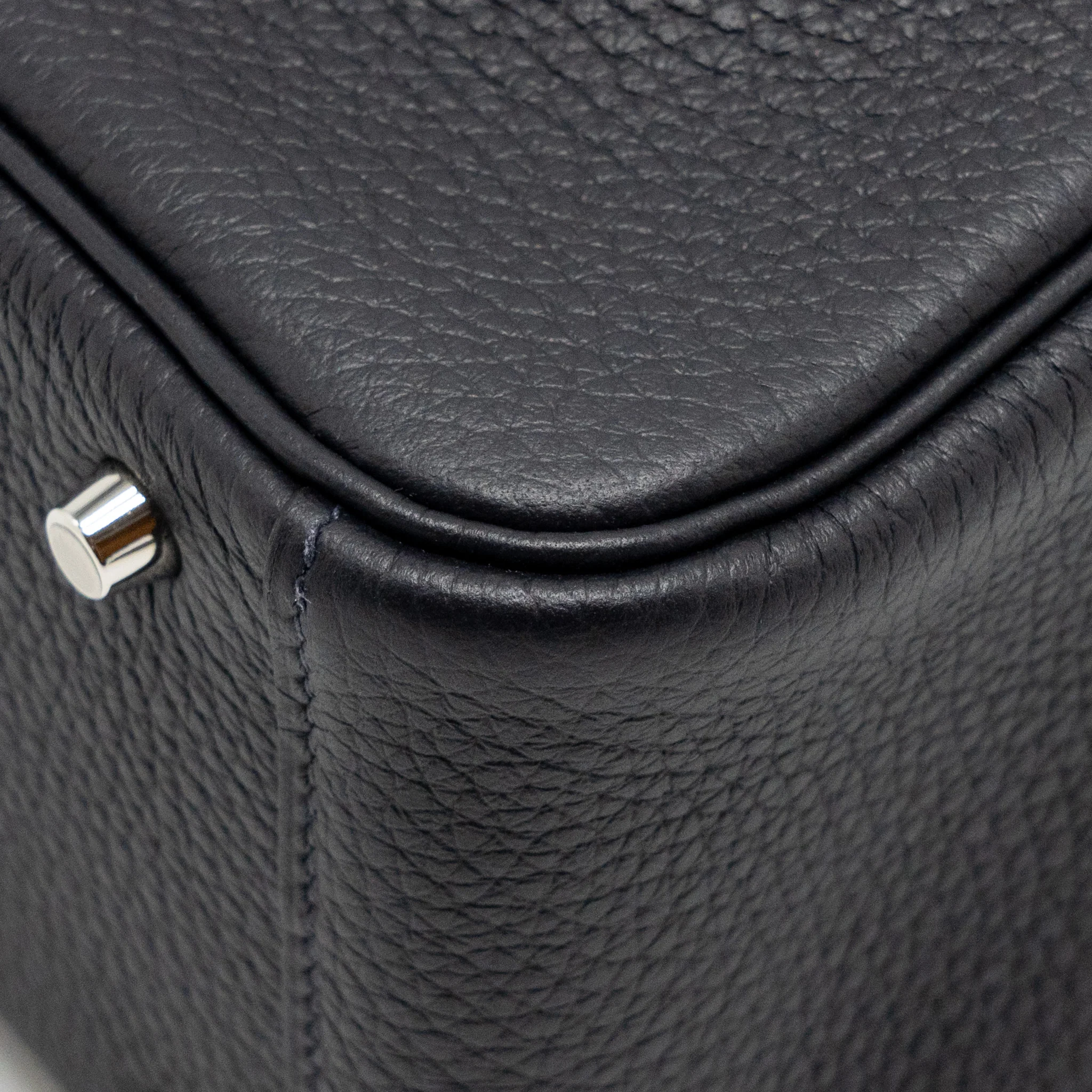 Hermes Mini Lindy Clemence Caban SHW Stamp U - Image 8