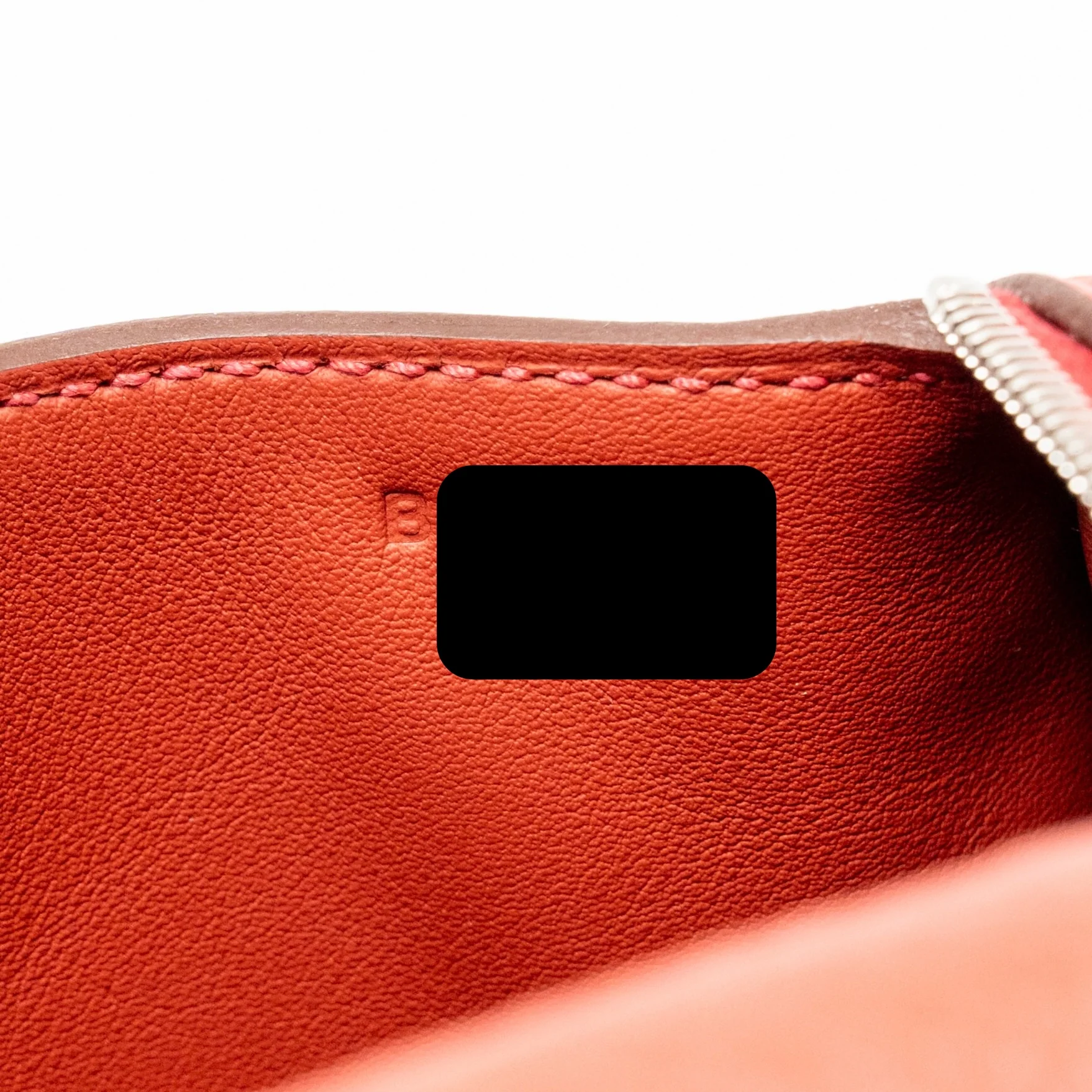 Hermes Mini Lindy Clemence Vermillon SHW Stamp B - Image 16