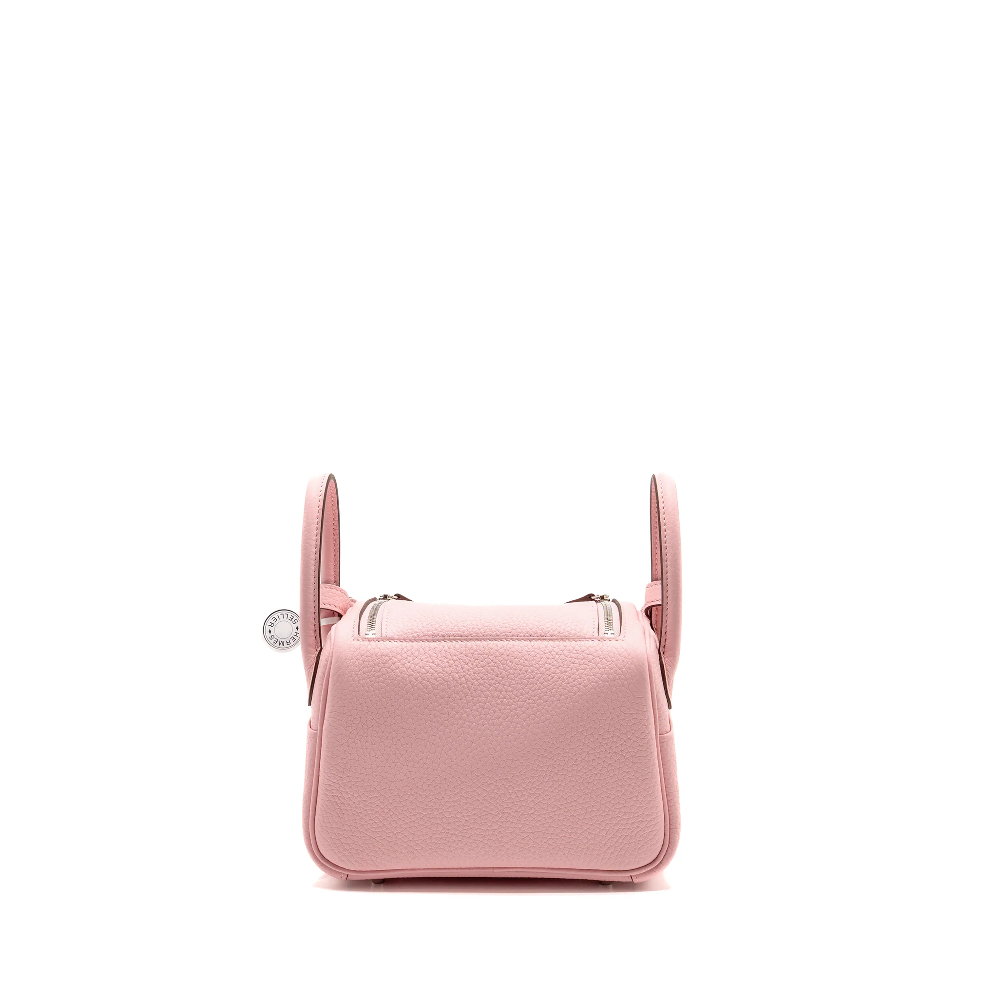 Hermes mini lindy II clemence 3Q rose sakura SHW stamp K - Image 2