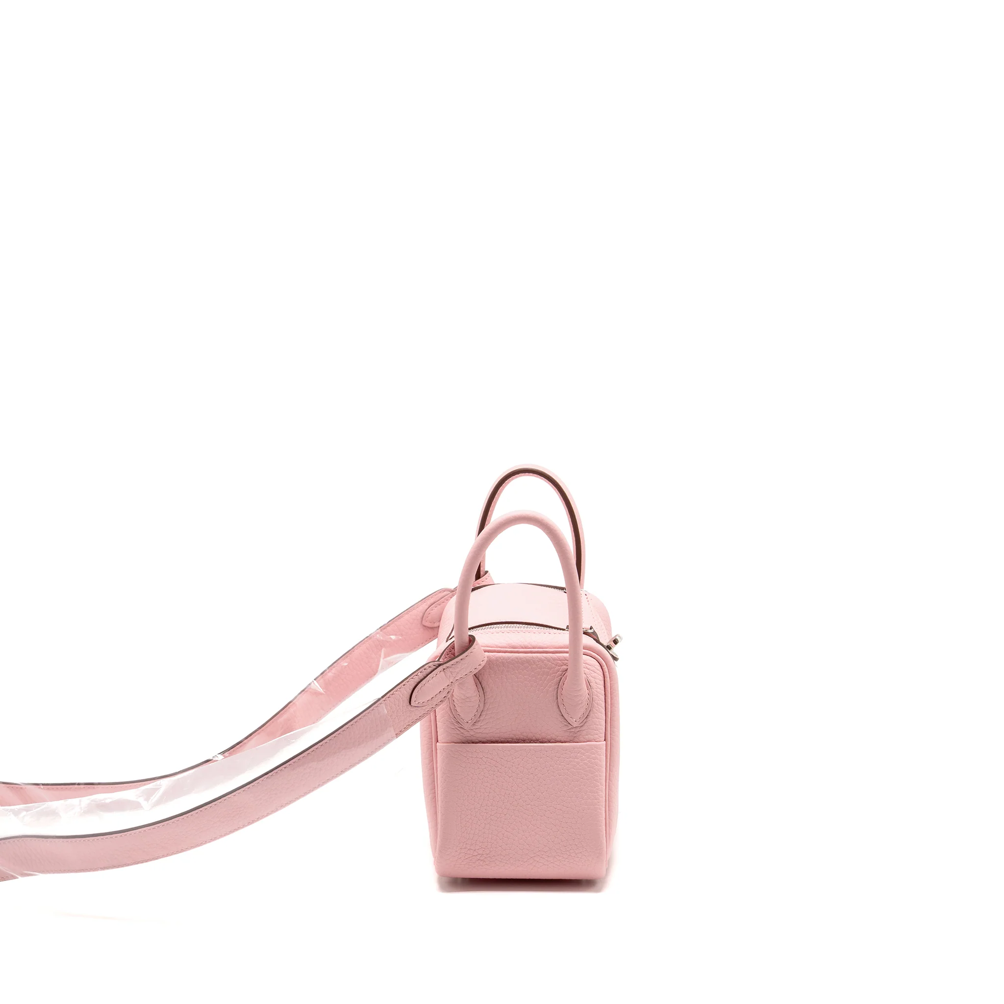 Hermes mini lindy II clemence 3Q rose sakura SHW stamp K - Image 3