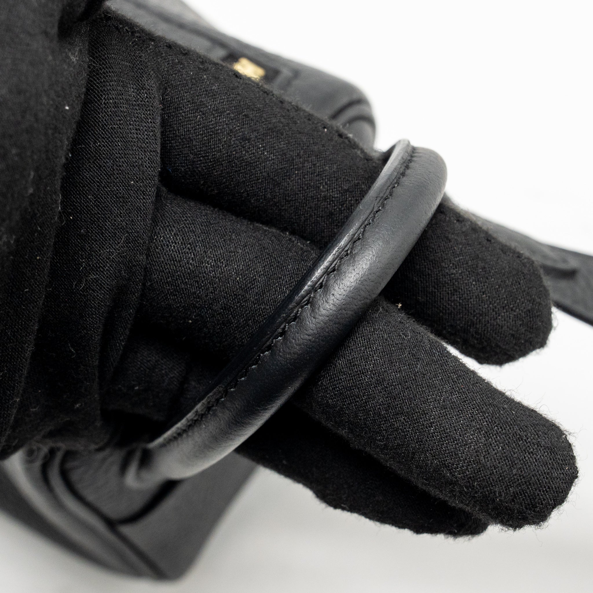 Hermes mini lindy II Clemence black GHW stamp K - Image 13