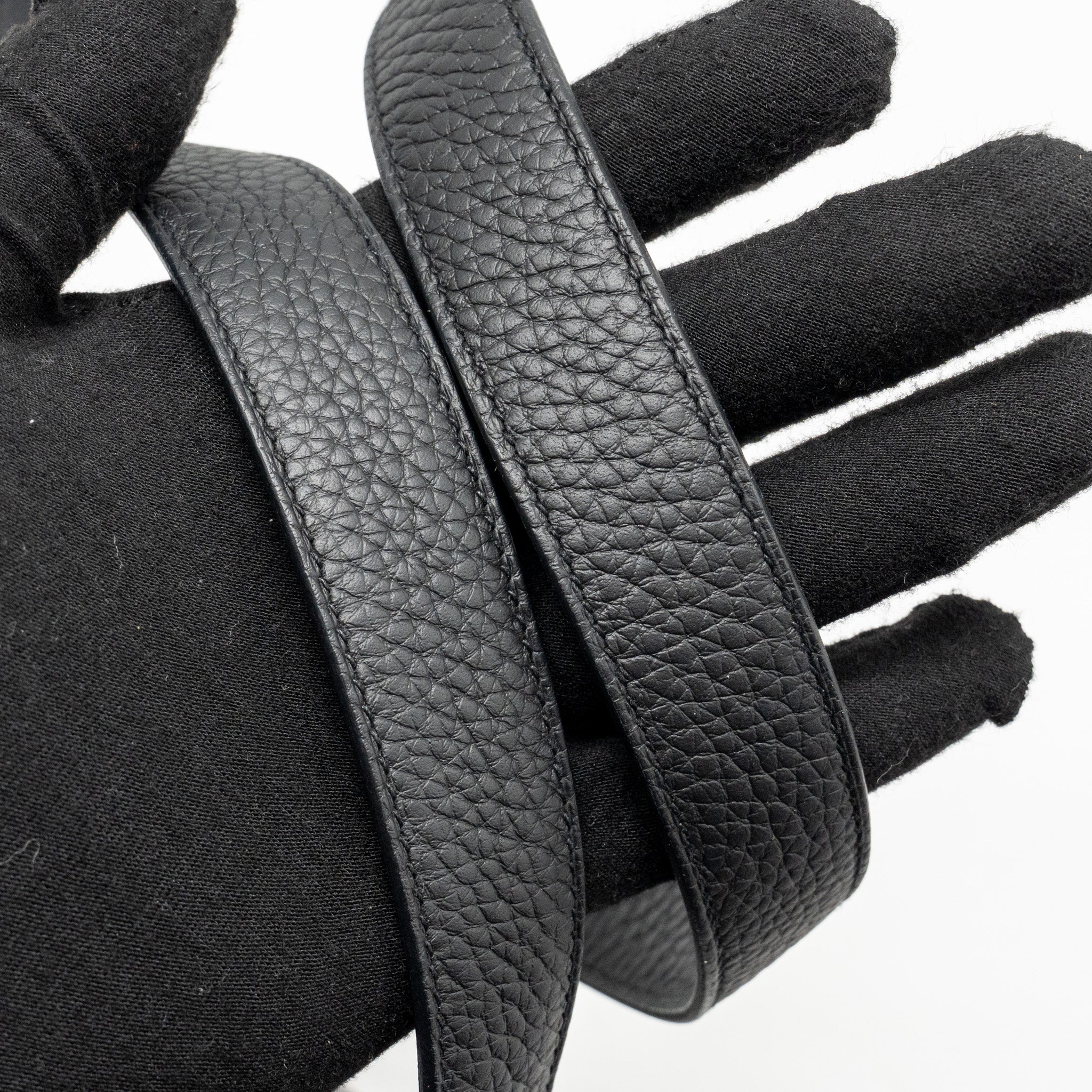 Hermes mini lindy II Clemence black GHW stamp K - Image 18
