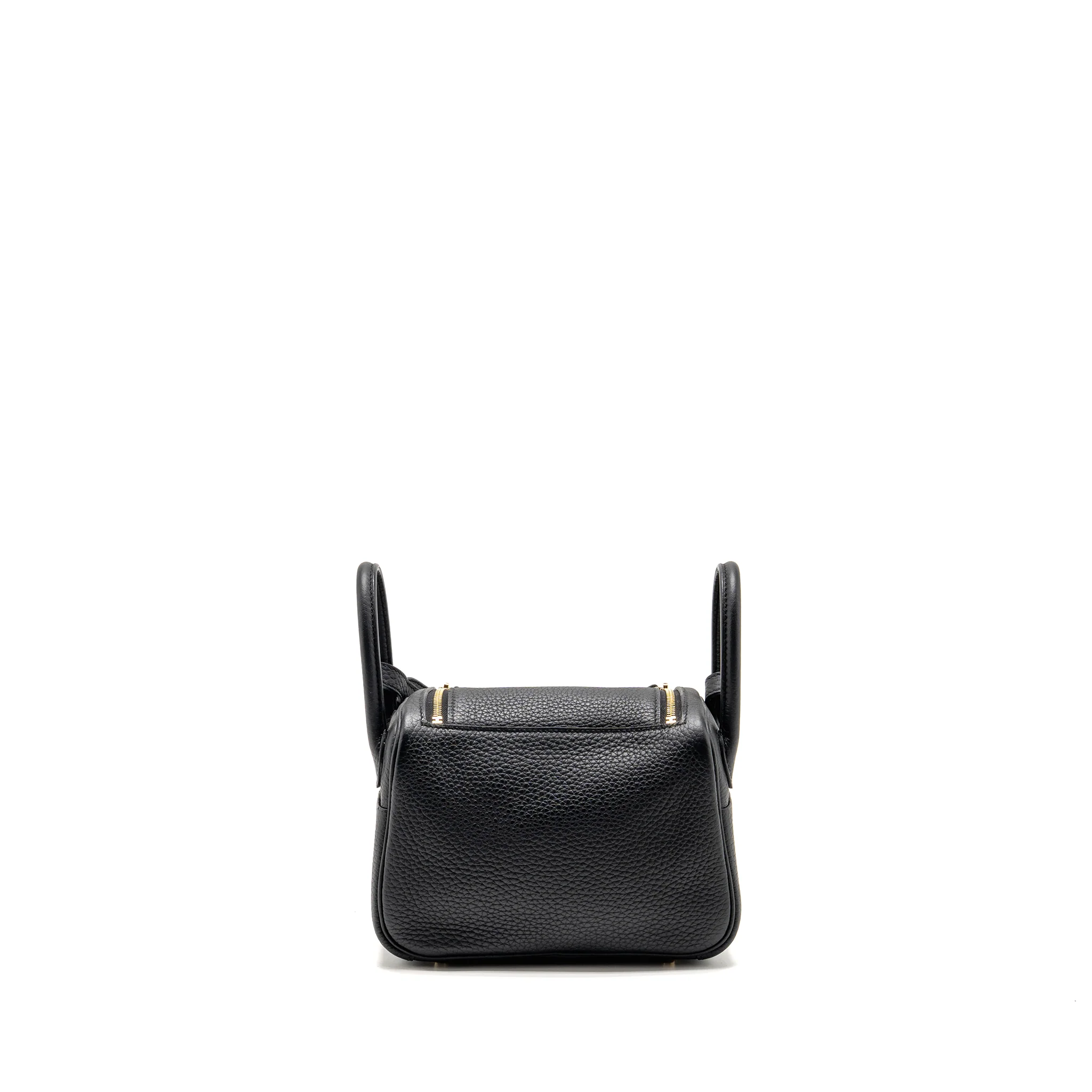 Hermes mini lindy II Clemence black GHW stamp K - Image 2