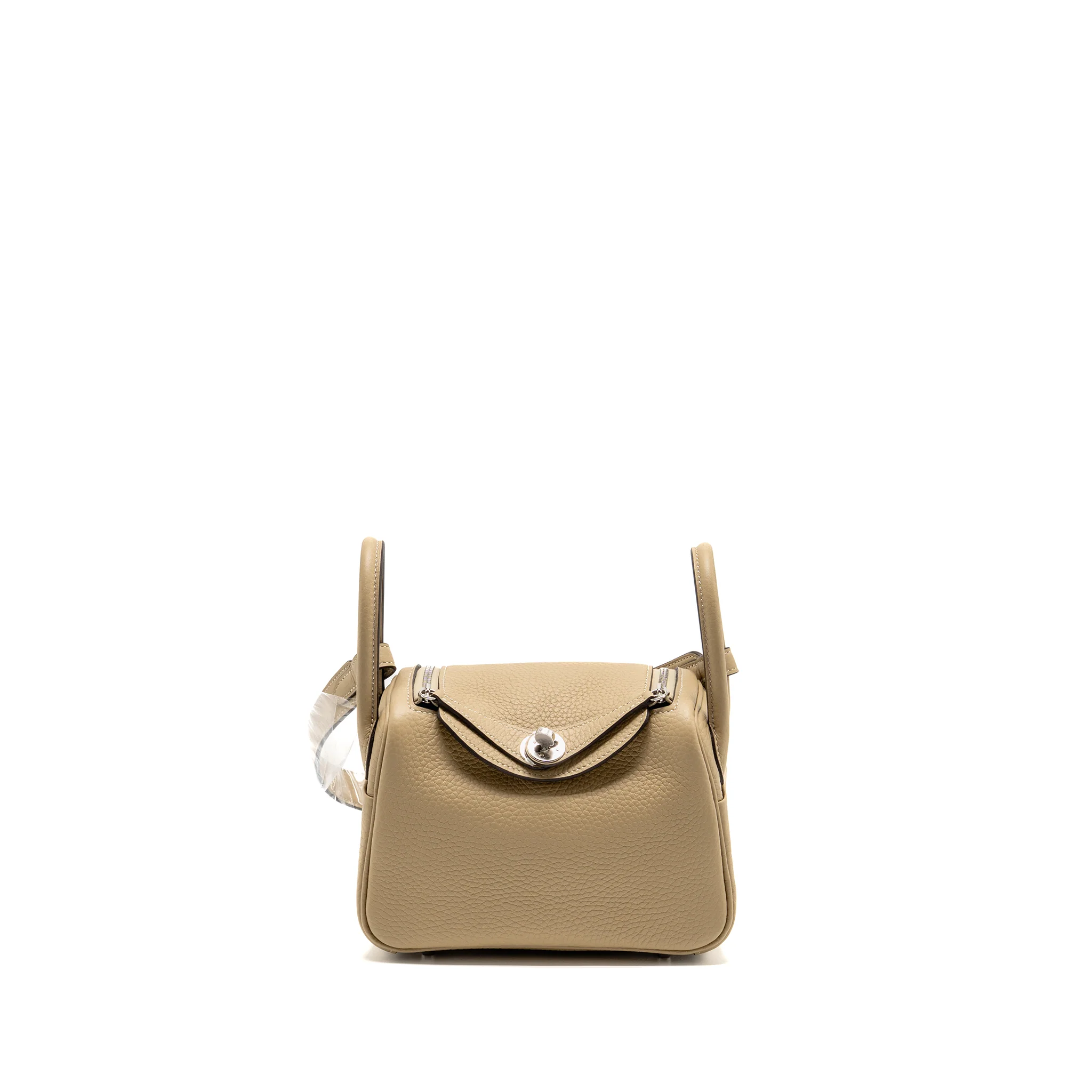 Hermes Mini Lindy II Clemence trench SHW stamp K