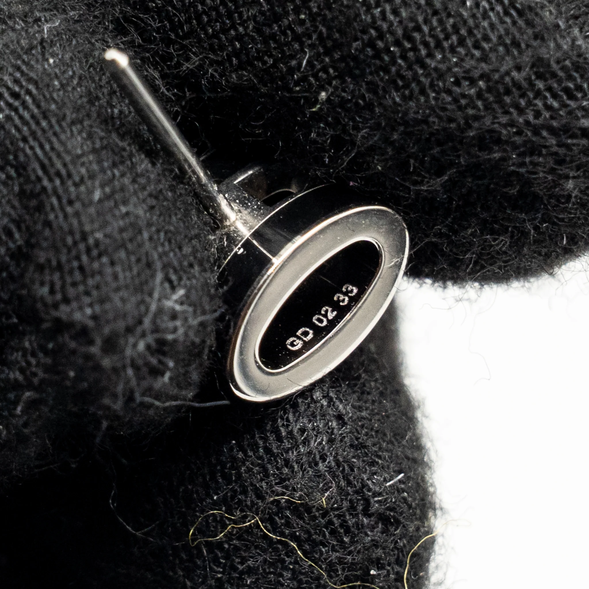 Hermes mini Pop H Earrings Black SHW - Image 5