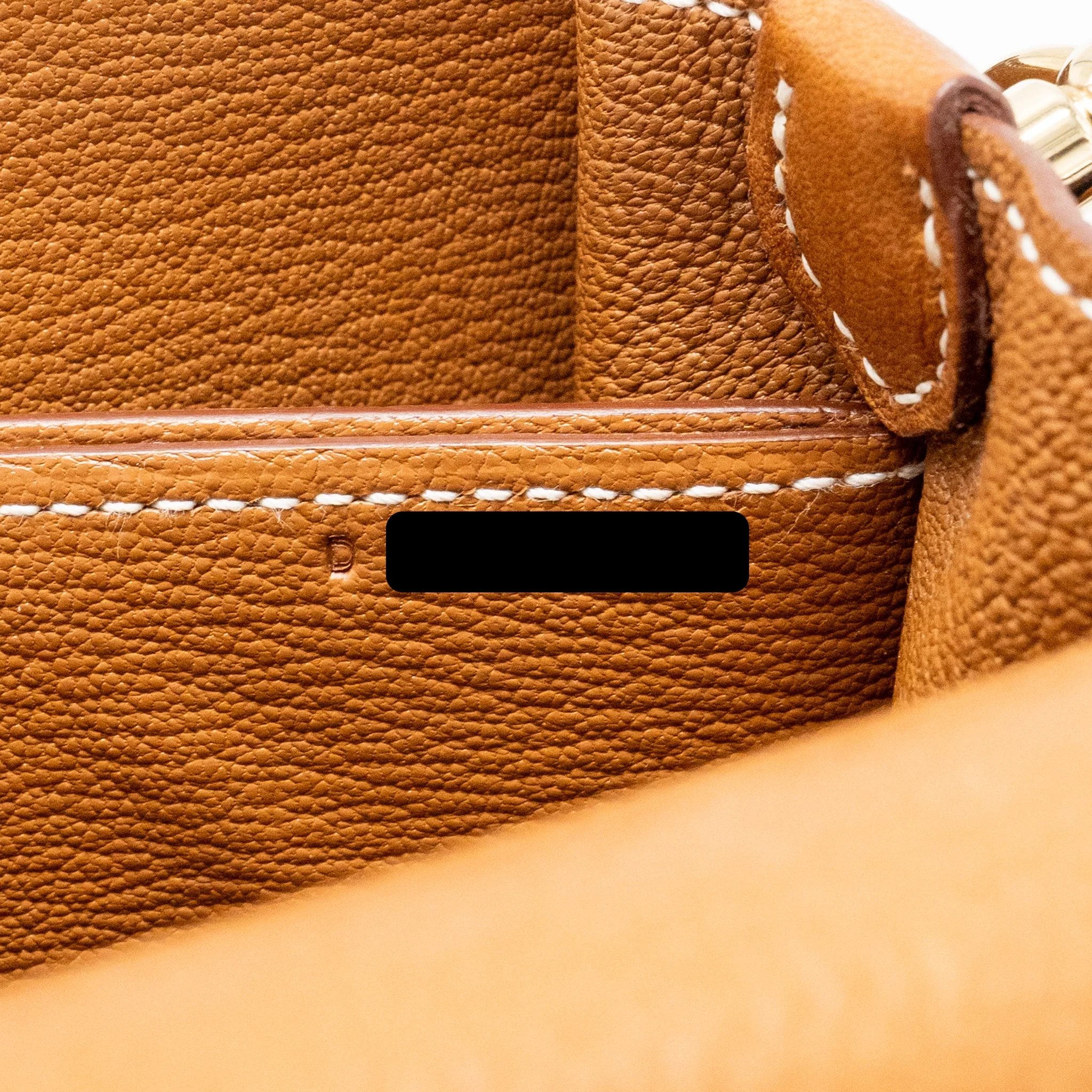 Hermes Mini Roulis Barenia Faubourg 34 Fauve Gold LGHW Stamp D - Image 17