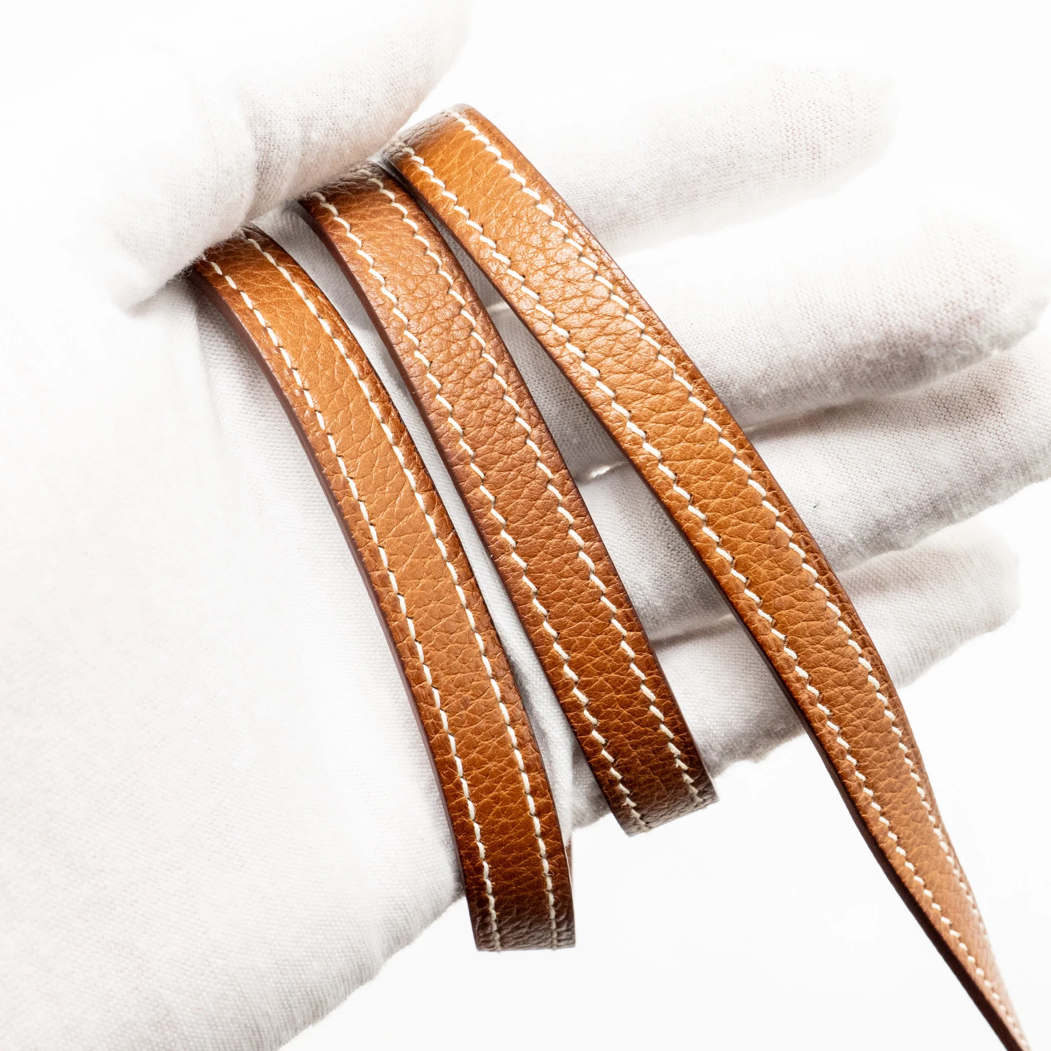 Hermes Mini Roulis Barenia Faubourg 34 Fauve Gold LGHW Stamp D - Image 18