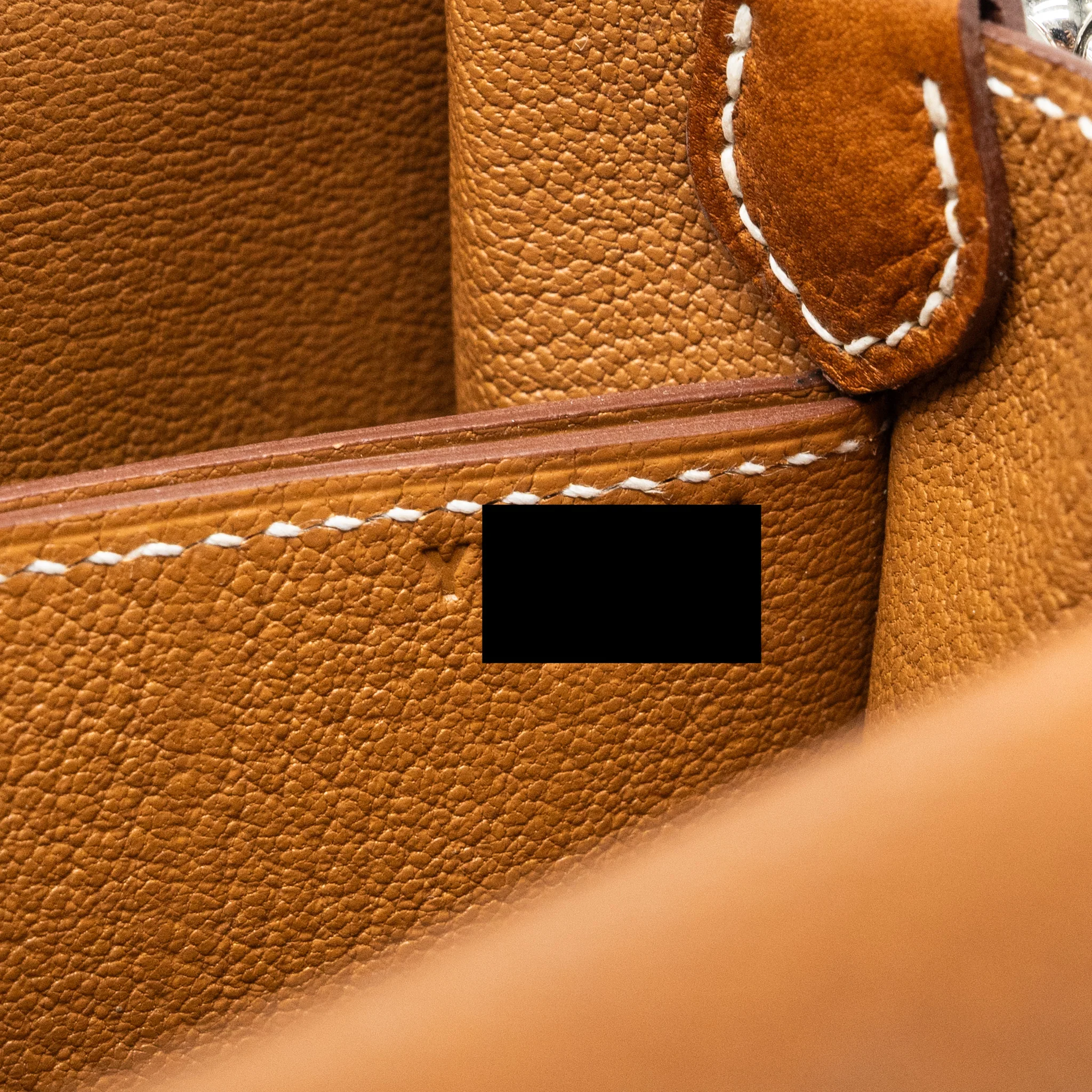 Hermes mini roulis Barenia Faubourg 34 fauve SHW stamp Y - Image 13