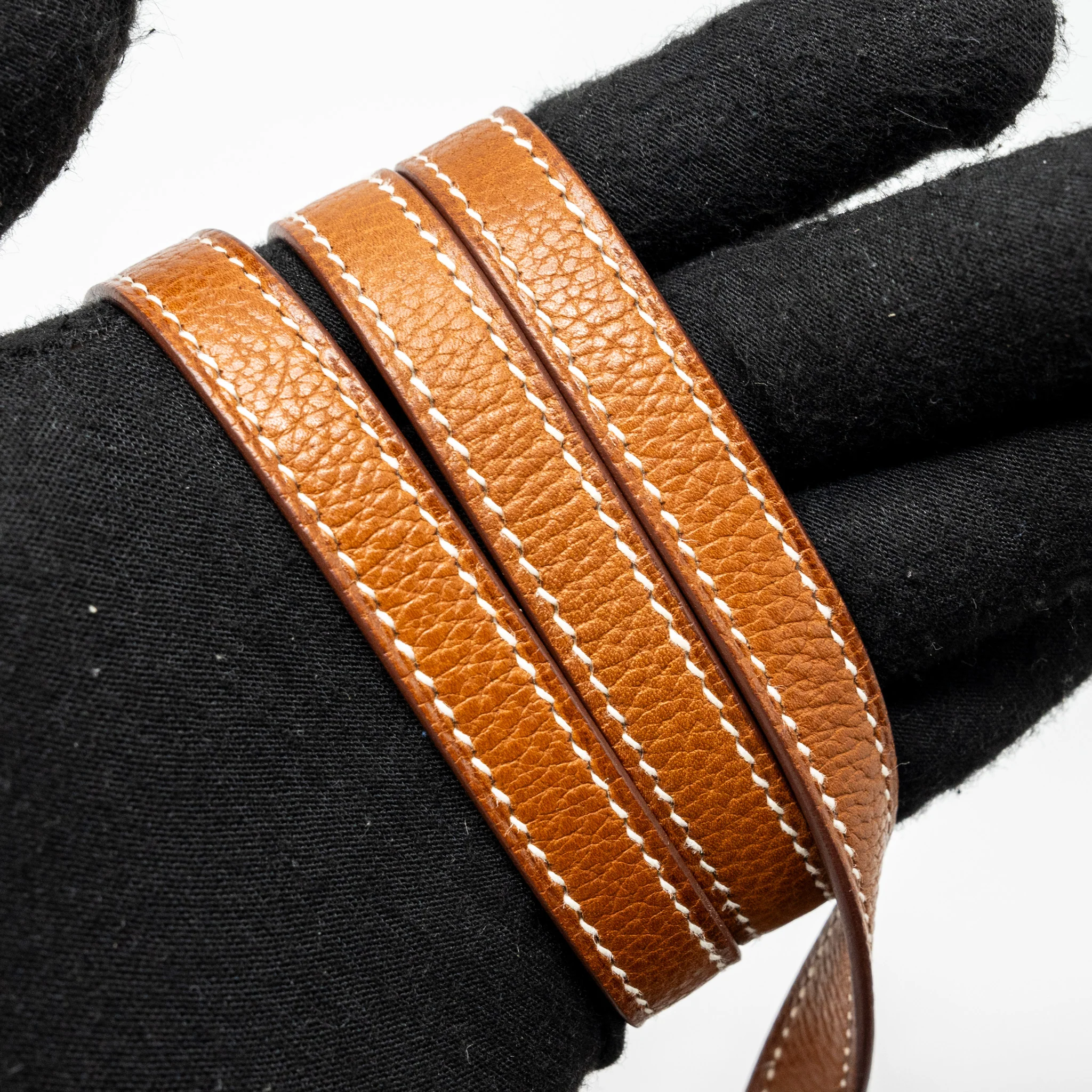Hermes mini roulis Barenia Faubourg 34 fauve SHW stamp Y - Image 15