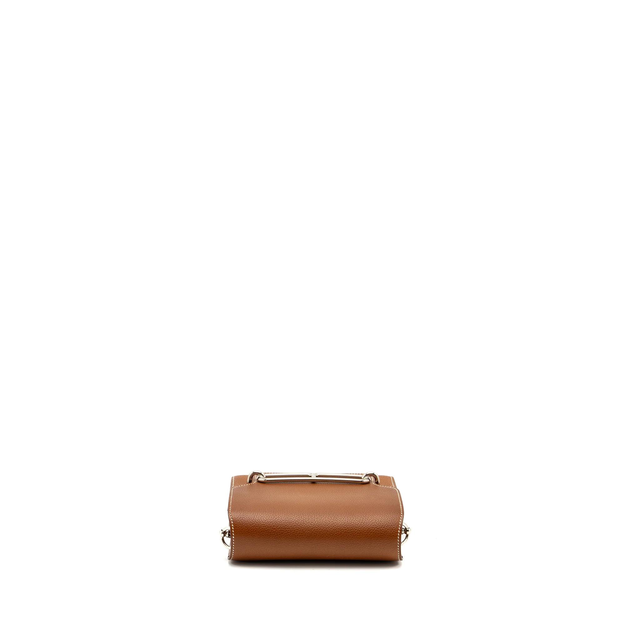 Hermes mini roulis Barenia Faubourg 34 fauve SHW stamp Y - Image 6