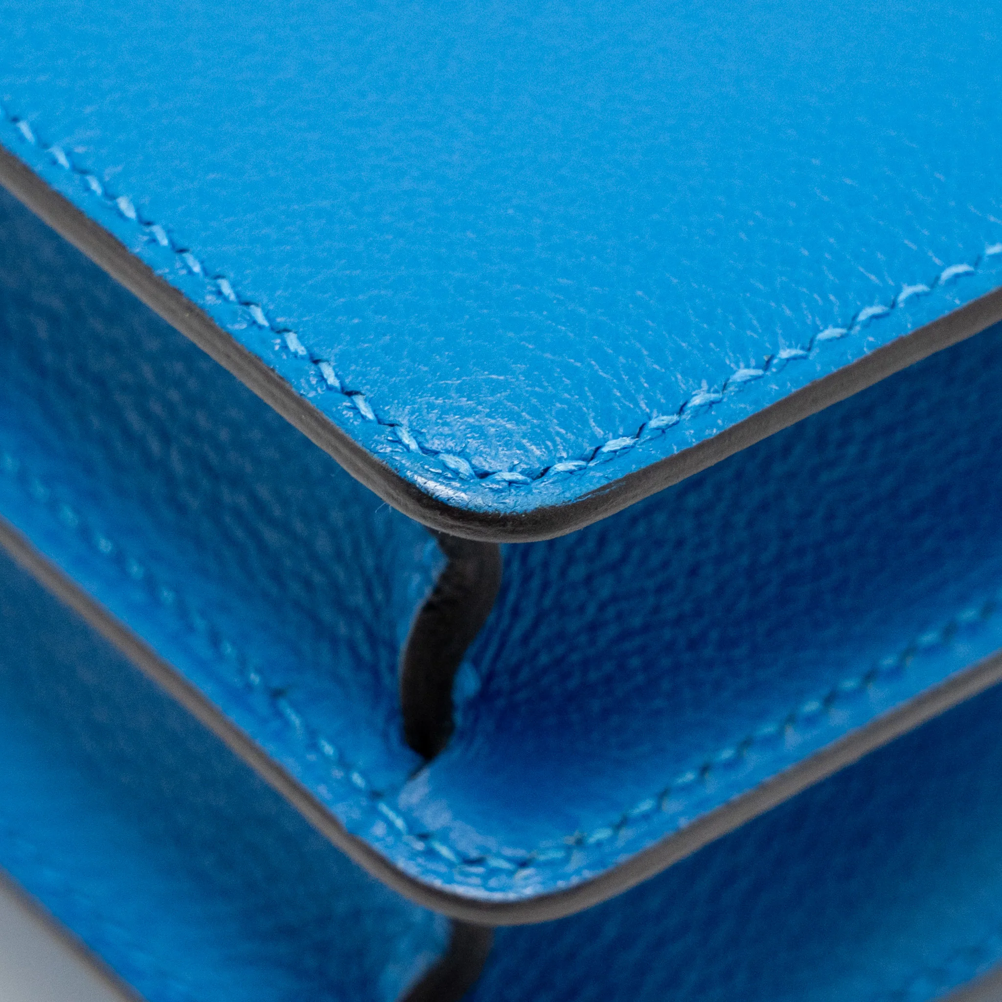 Hermes Mini Roulis Evercolor B3 Bleu Zanzibar GHW Stamp D - Image 10