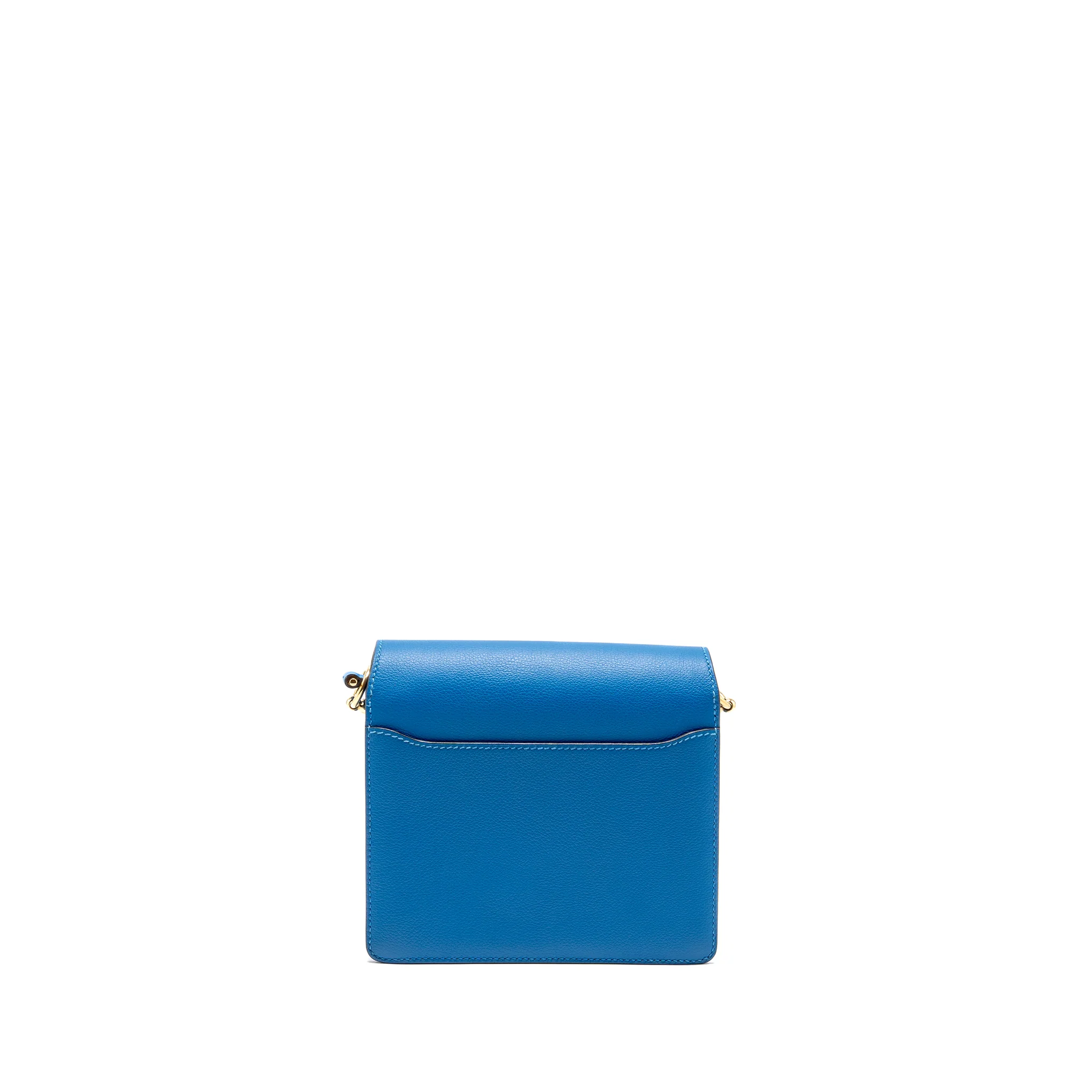 Hermes Mini Roulis Evercolor B3 Bleu Zanzibar GHW Stamp D - Image 2
