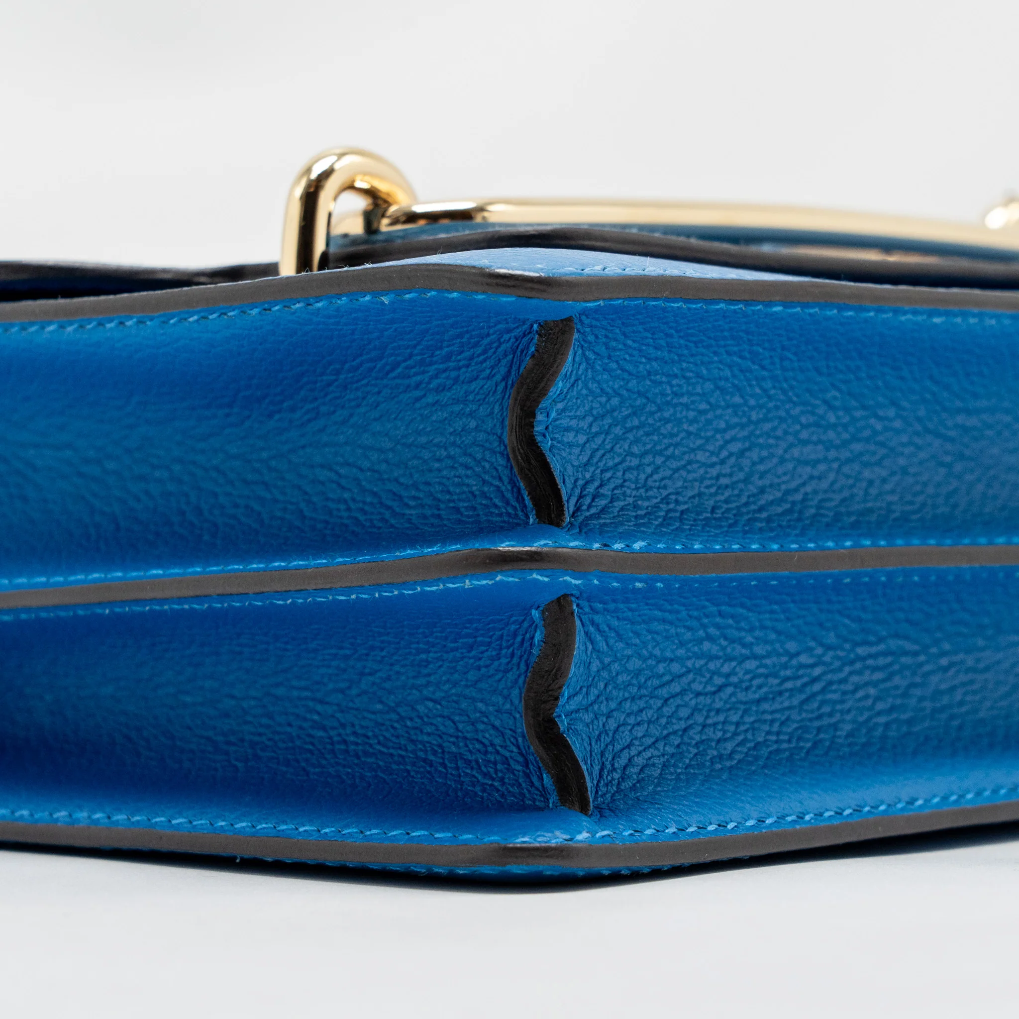 Hermes Mini Roulis Evercolor B3 Bleu Zanzibar GHW Stamp D - Image 6