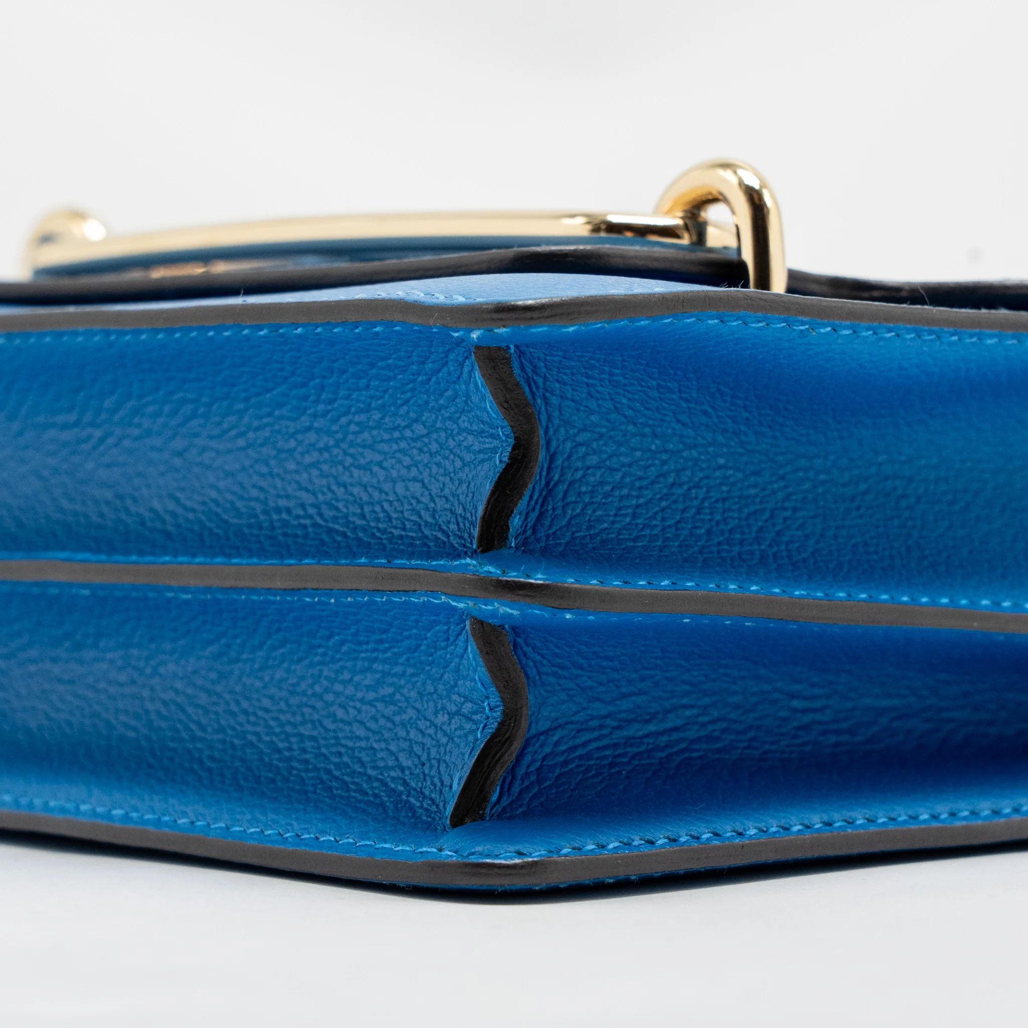 Hermes Mini Roulis Evercolor B3 Bleu Zanzibar GHW Stamp D - Image 7