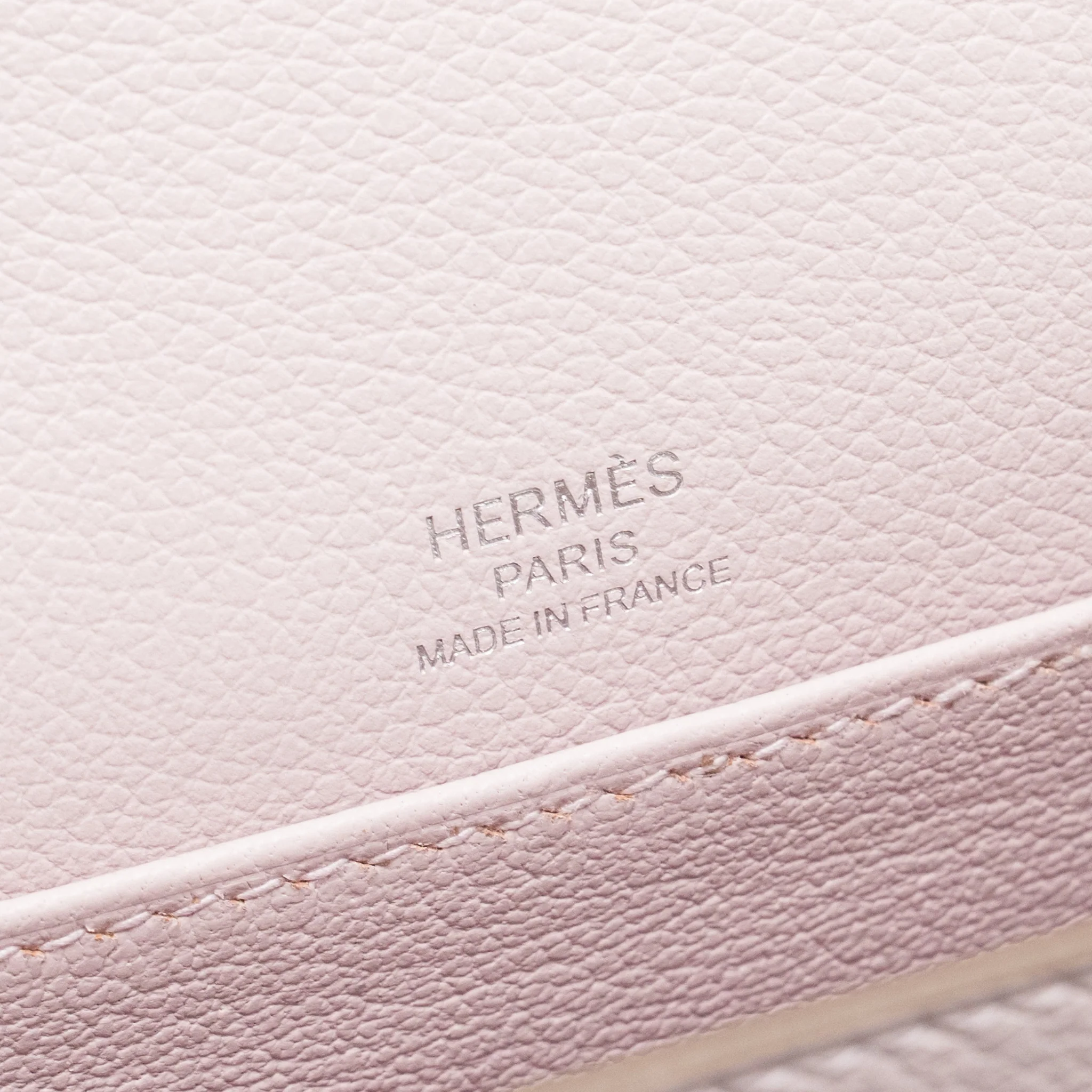 Hermes Mini Roulis Evercolor Mauve Pale SHW Stamp B - Image 15