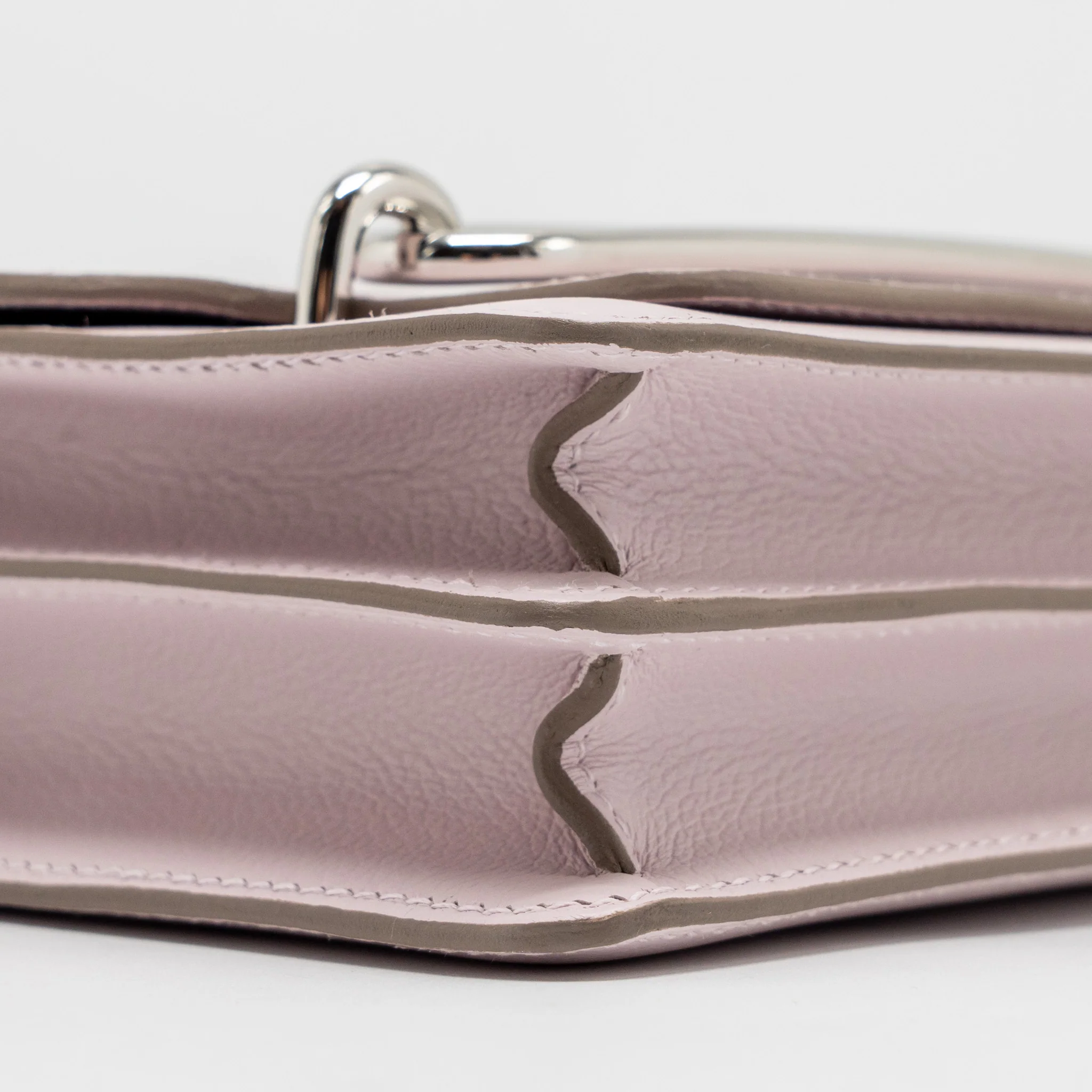 Hermes Mini Roulis Evercolor Mauve Pale SHW Stamp B - Image 6