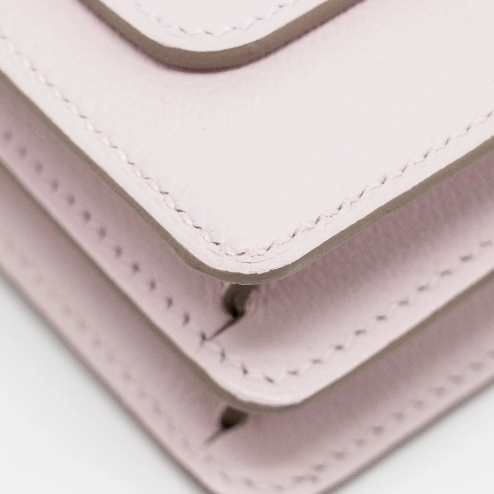 Hermes Mini Roulis Evercolor Mauve Pale SHW Stamp B - Image 8