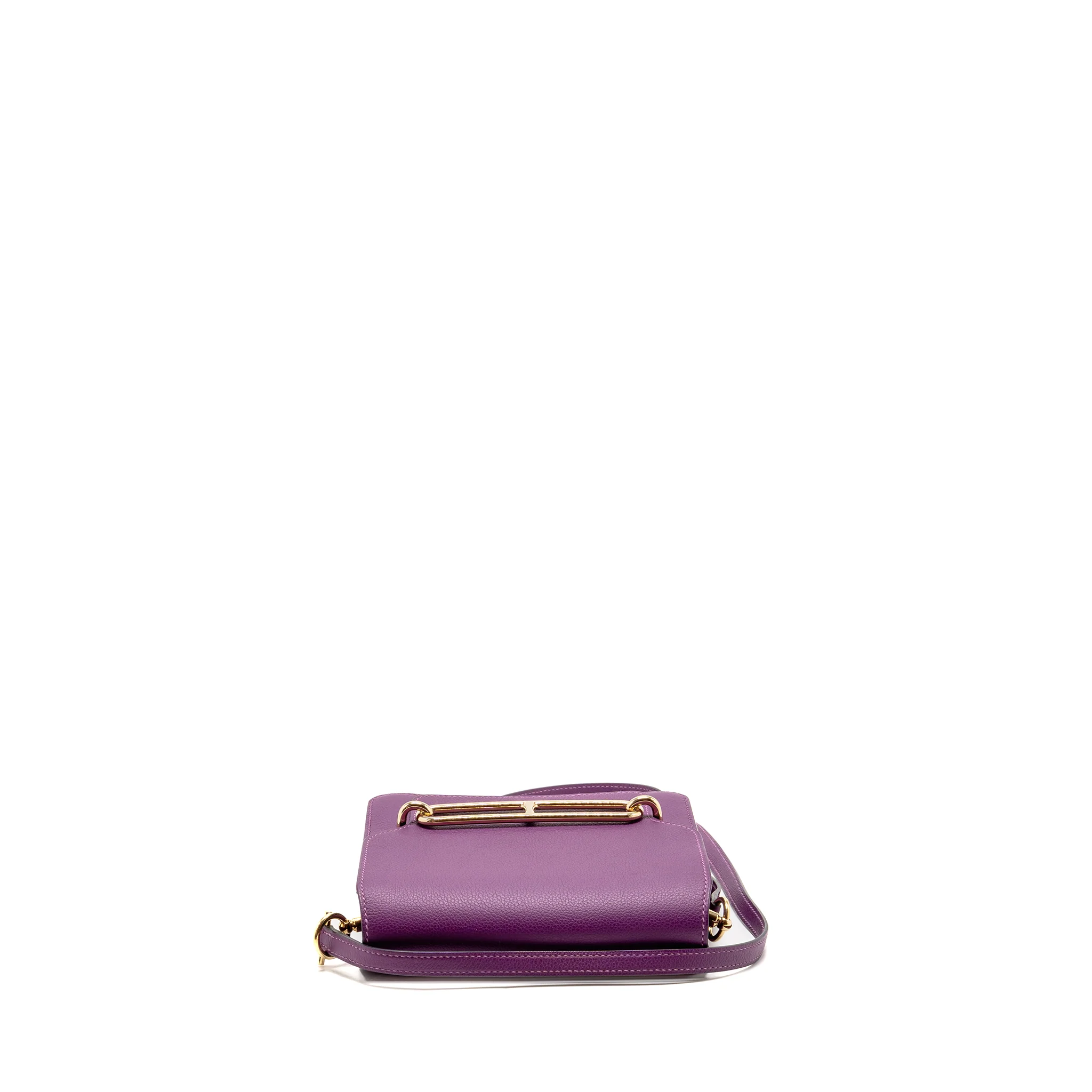Hermes Mini Roulis Everlcolor P9 Anemone LGHW Stamp Y - Image 5