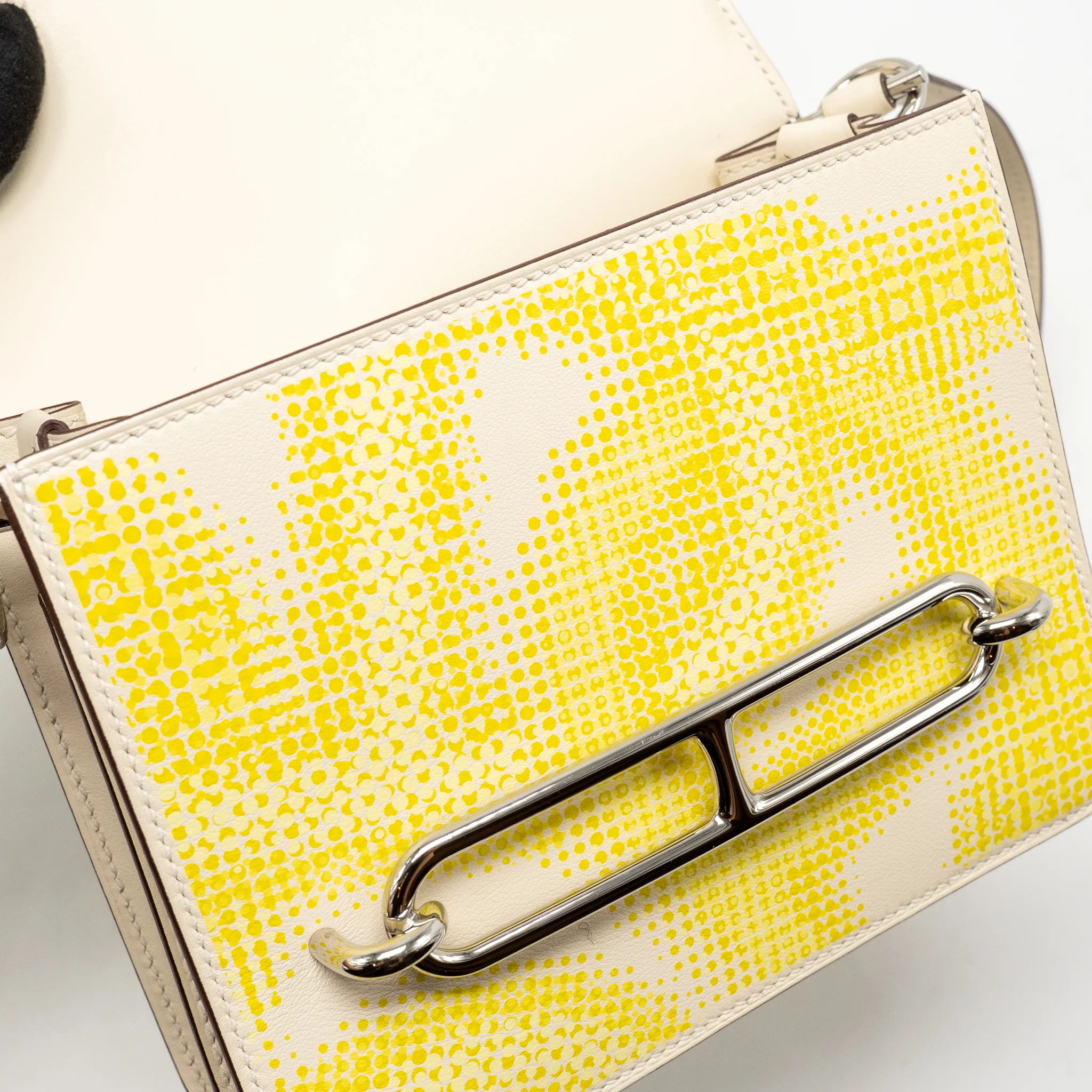 Hermes Mini Roulis Limited Edition Circuit 24 Faubourg Swift Nata/Lime/Jaune Bourgeon/Jaune Poussin SHW STAMP U - Image 13
