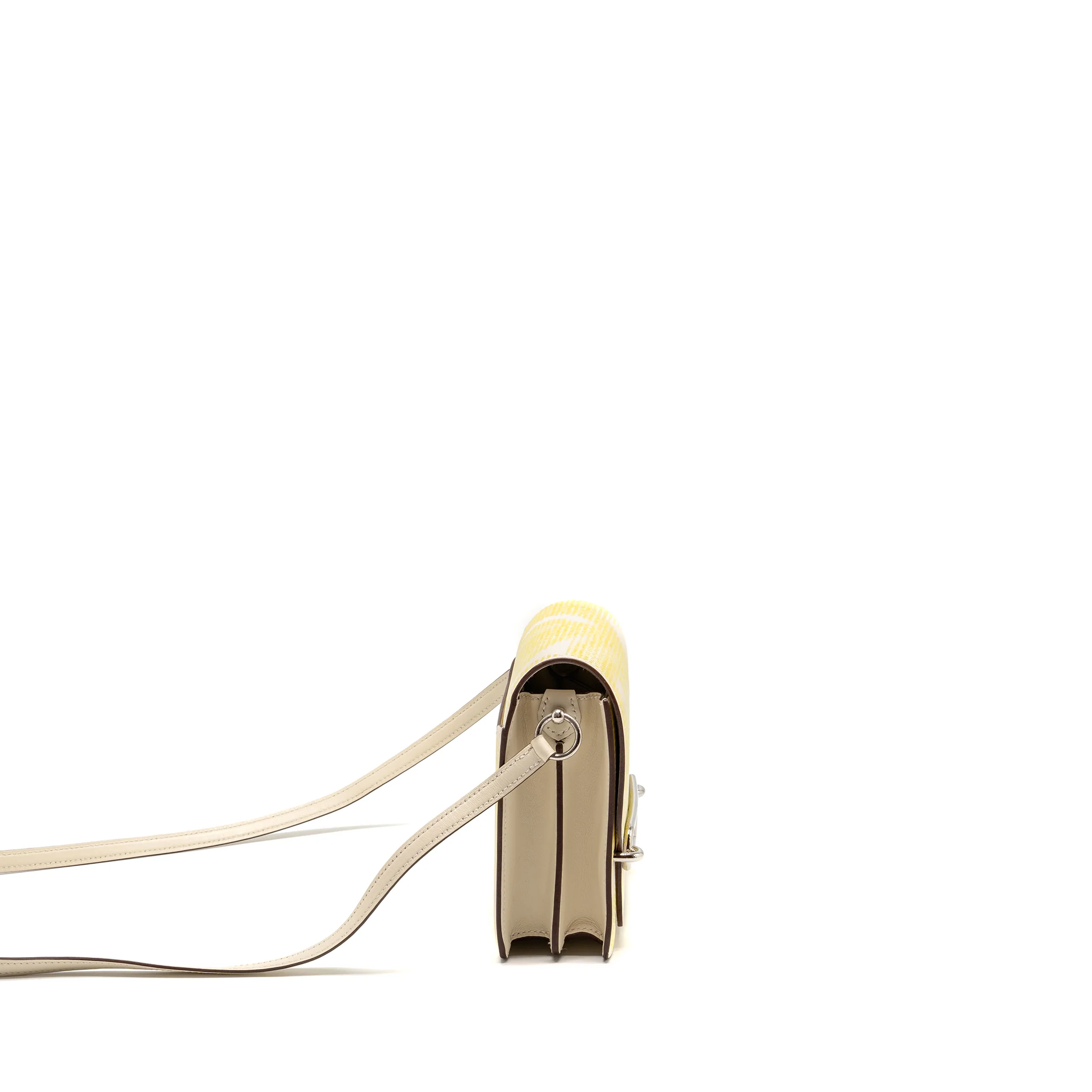 Hermes Mini Roulis Limited Edition Circuit 24 Faubourg Swift Nata/Lime/Jaune Bourgeon/Jaune Poussin SHW STAMP U - Image 3